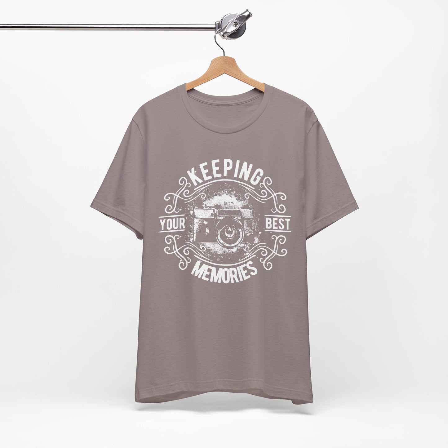 Keeping Your Best Memories T-Shirt Vintage Camera Graphic T-Shirt A-5