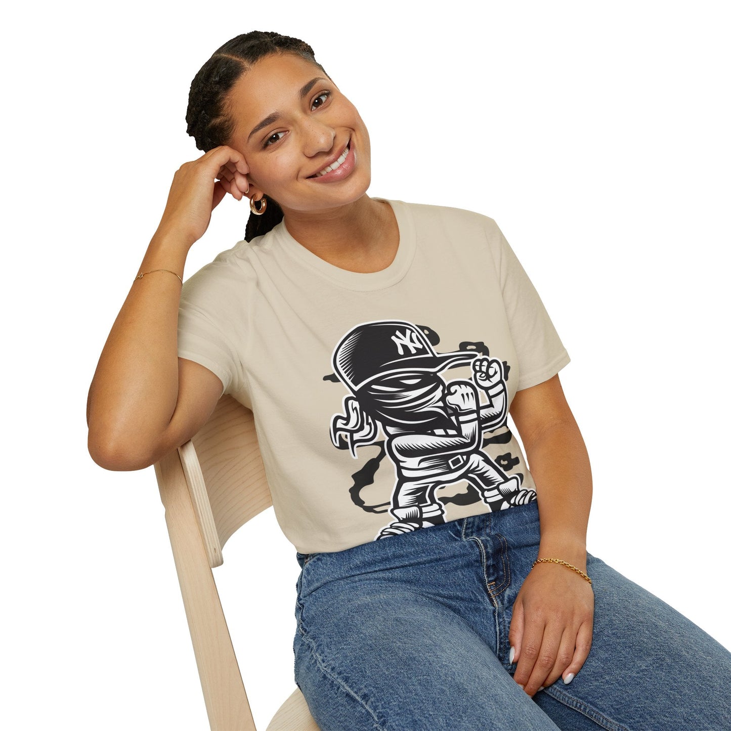 Cartoon T Shirt Animation T Shirt Funny Tee Shirt Unisex Softstyle Cotton Tee Gildan 64000