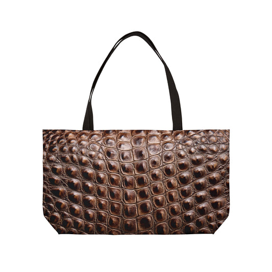 Leather Print Big Bag High-Quality 100% Spun Poly 24x13 Canvas Art Bag L-20