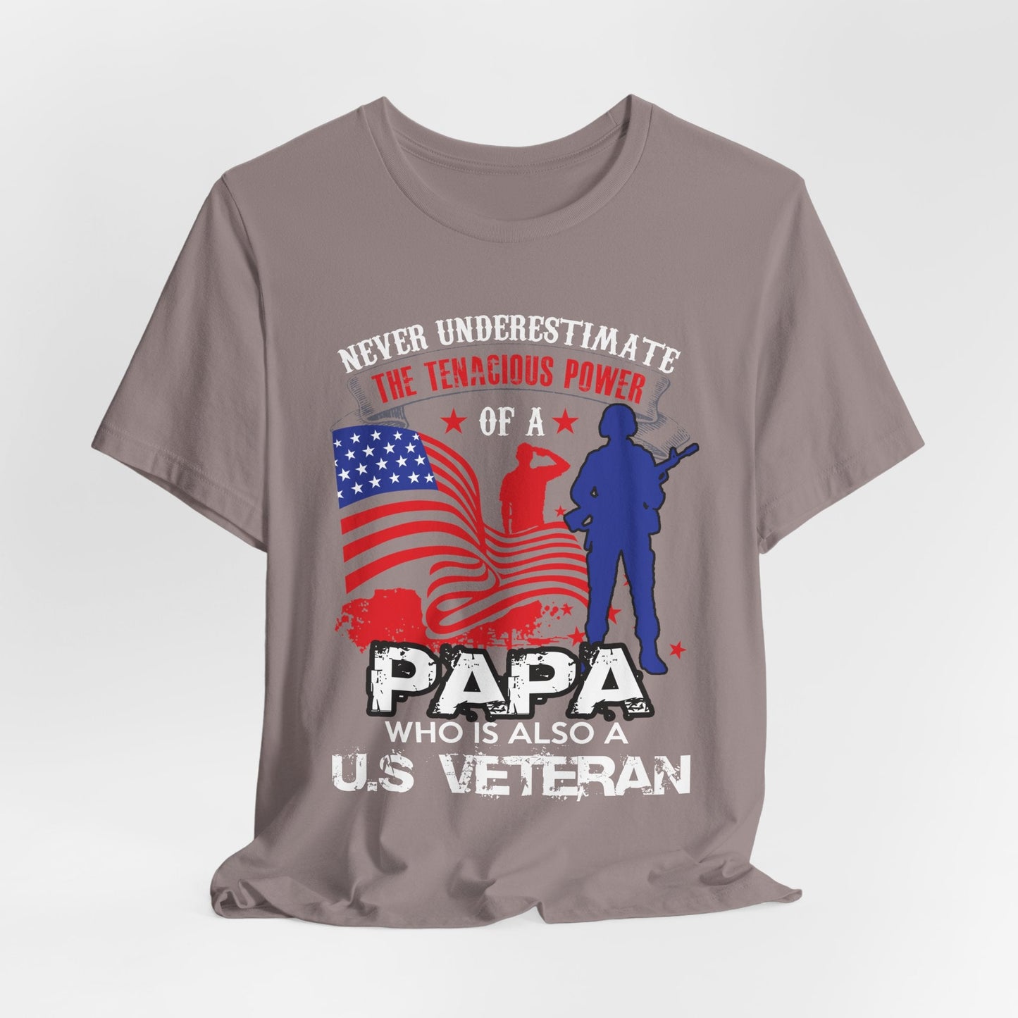 Army Veteran Patriotic Graphic Design Unisex Cotton T-Shirt v53