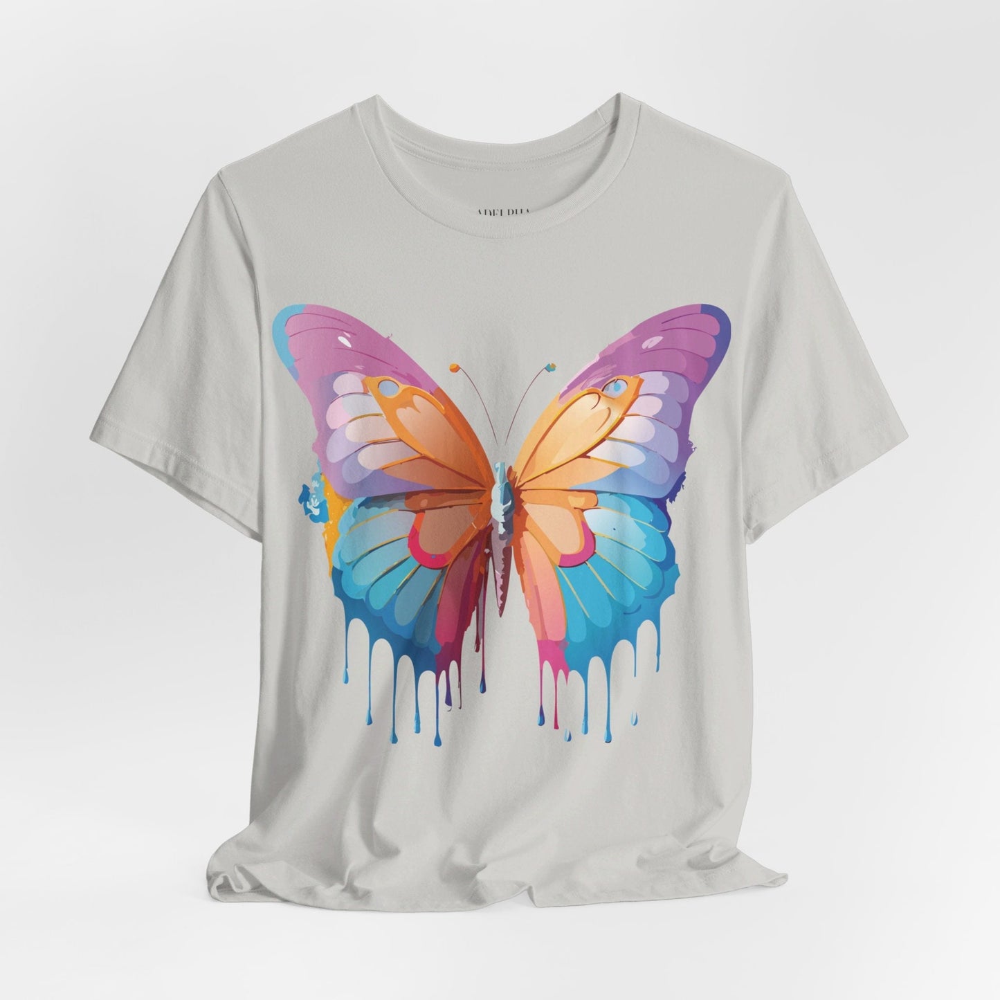 Butterfly Graphic Unisex 100 Cotton Lightweight Vintage Design Jersey Tee 91
