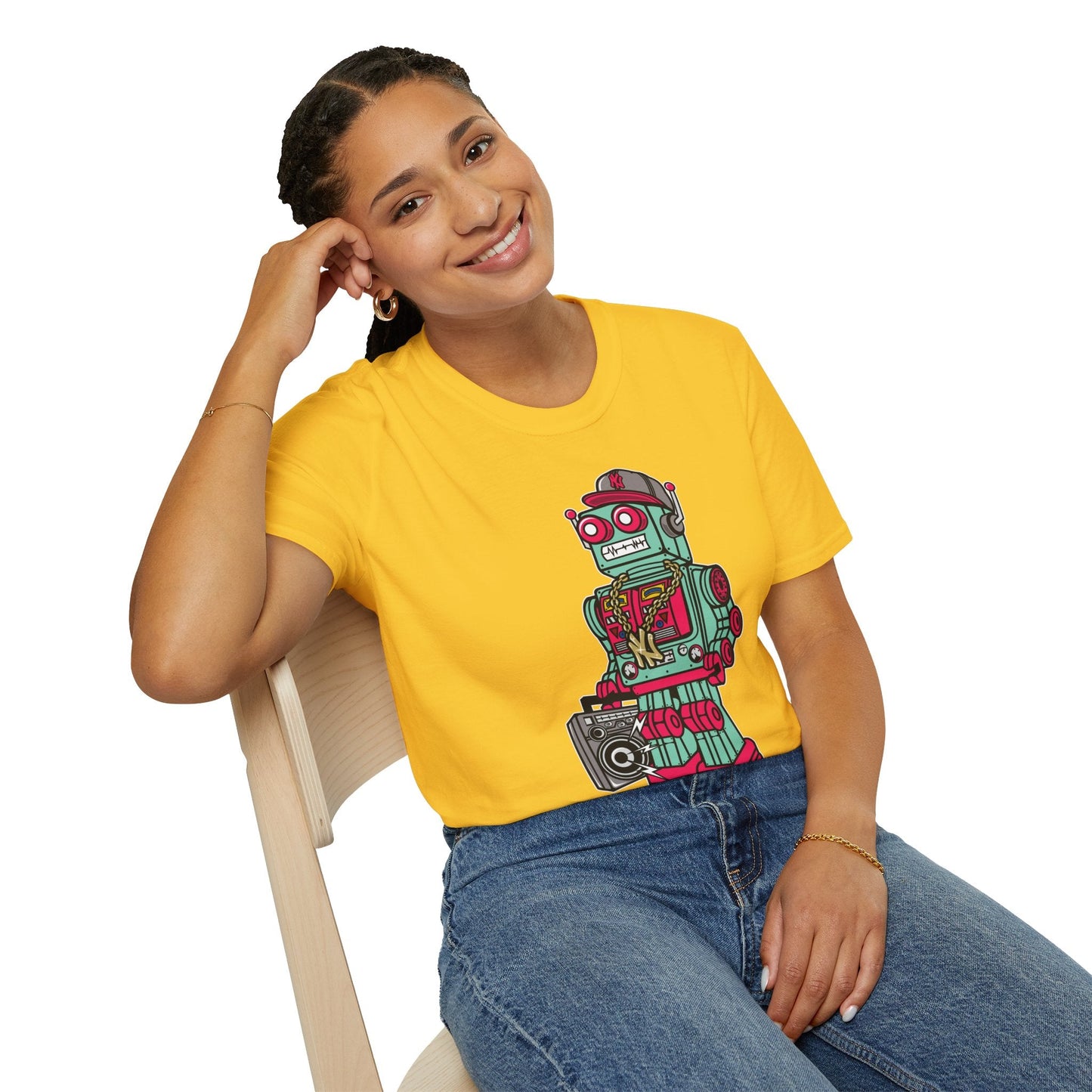 Cartoon T Shirt Animation Tee Funny Unisex Gildan Softstyle 64000 Ring Spun Cotton