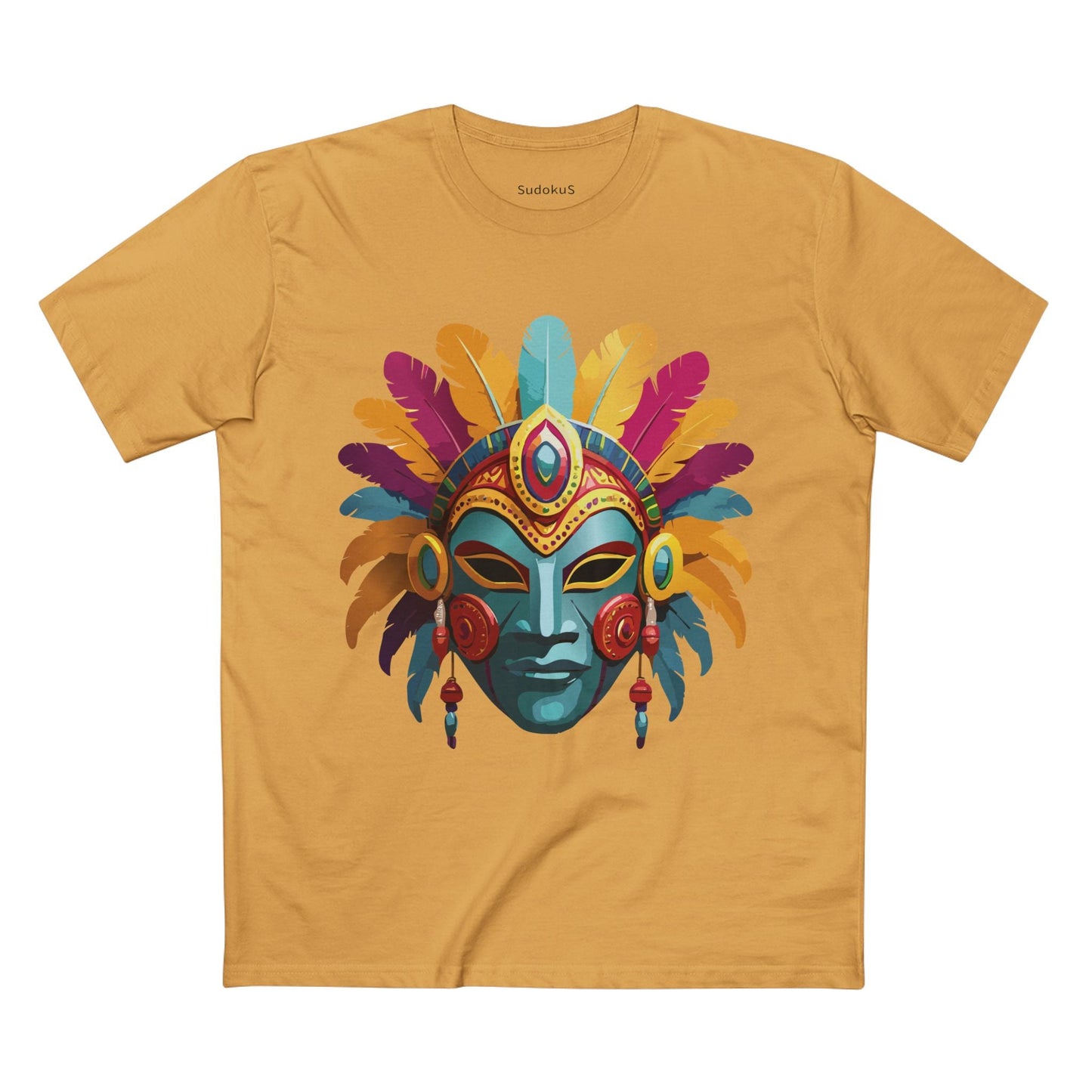Mask Graphic Unisex 100 Cotton Staple Tee 34