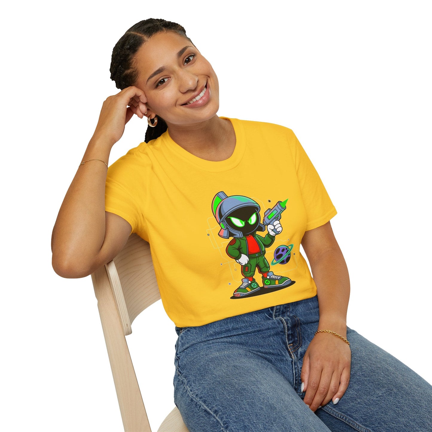 Unisex Cartoon T Shirt With Animation Design Funny Animals Tee Shirt For All Ages