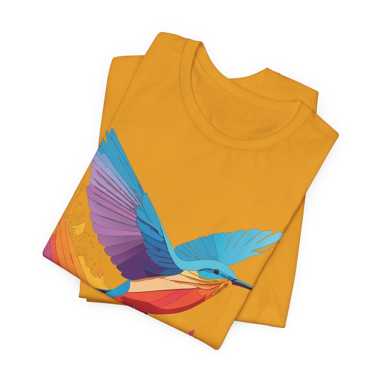 Unisex Animal Shirt Art Design Tee With Wild Animals Print Soft Comfortable Short Sleeve Tee