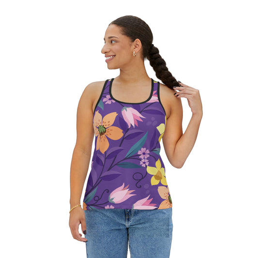 Summer Tank Top with floral prints