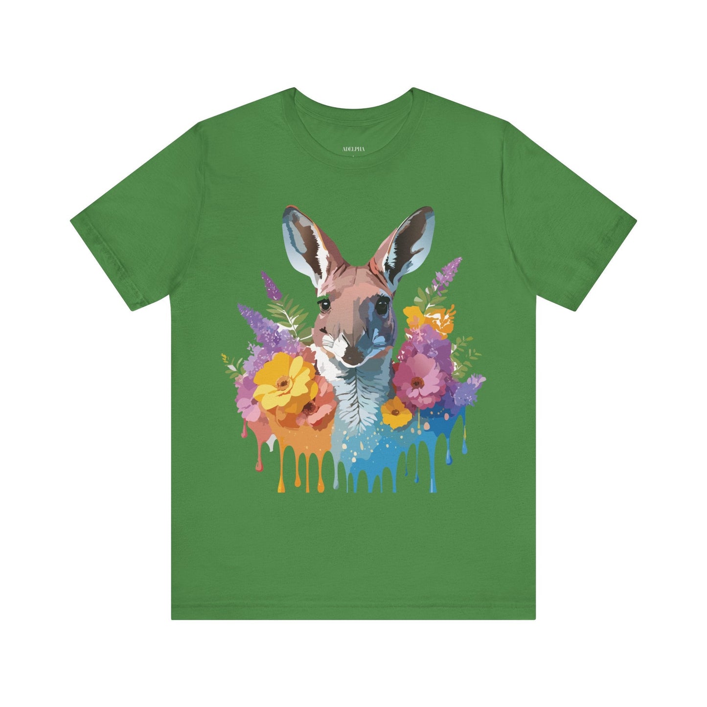 Kangaroo Graphic Tee Unisex Jersey Short Sleeve Adelpha Vintage Inspired Artwork Casual Wear