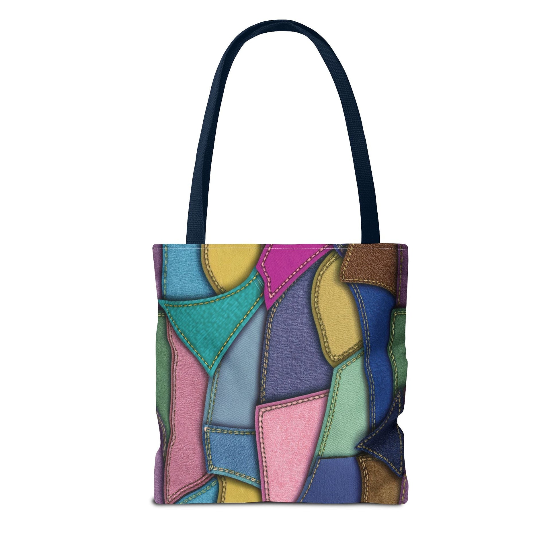 Denim Canvas Bag, Tote Bag Denim Printify