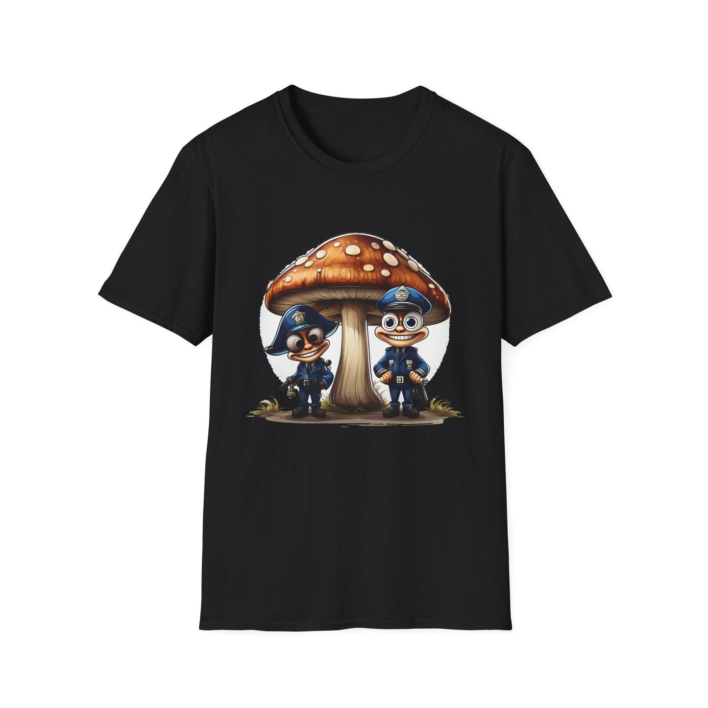 Mashroom Tee Shirt Unisex Funny Mashroom Design Shirt With Fungus Gildan Softstyle 64000