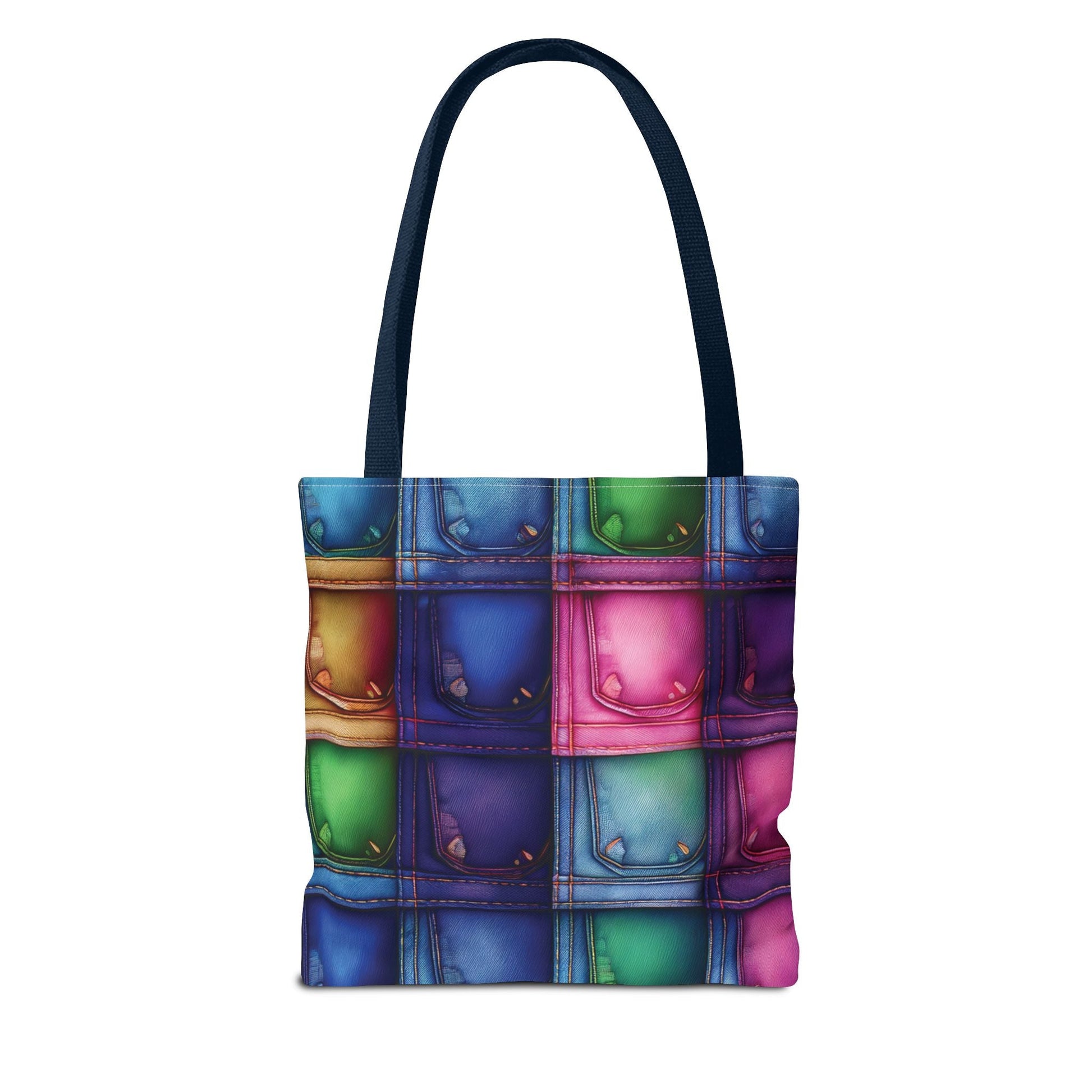 Denim Canvas Bag, Tote Bag Denim Printify