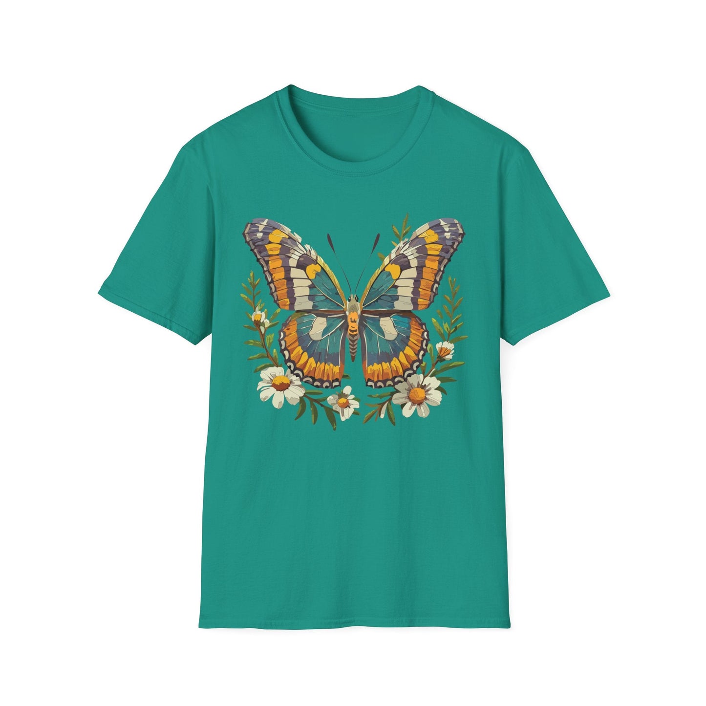 Monarch Butterfly Shirt Unisex T Shirt Softstyle 100 Percent Ring Spun Cotton Comfort