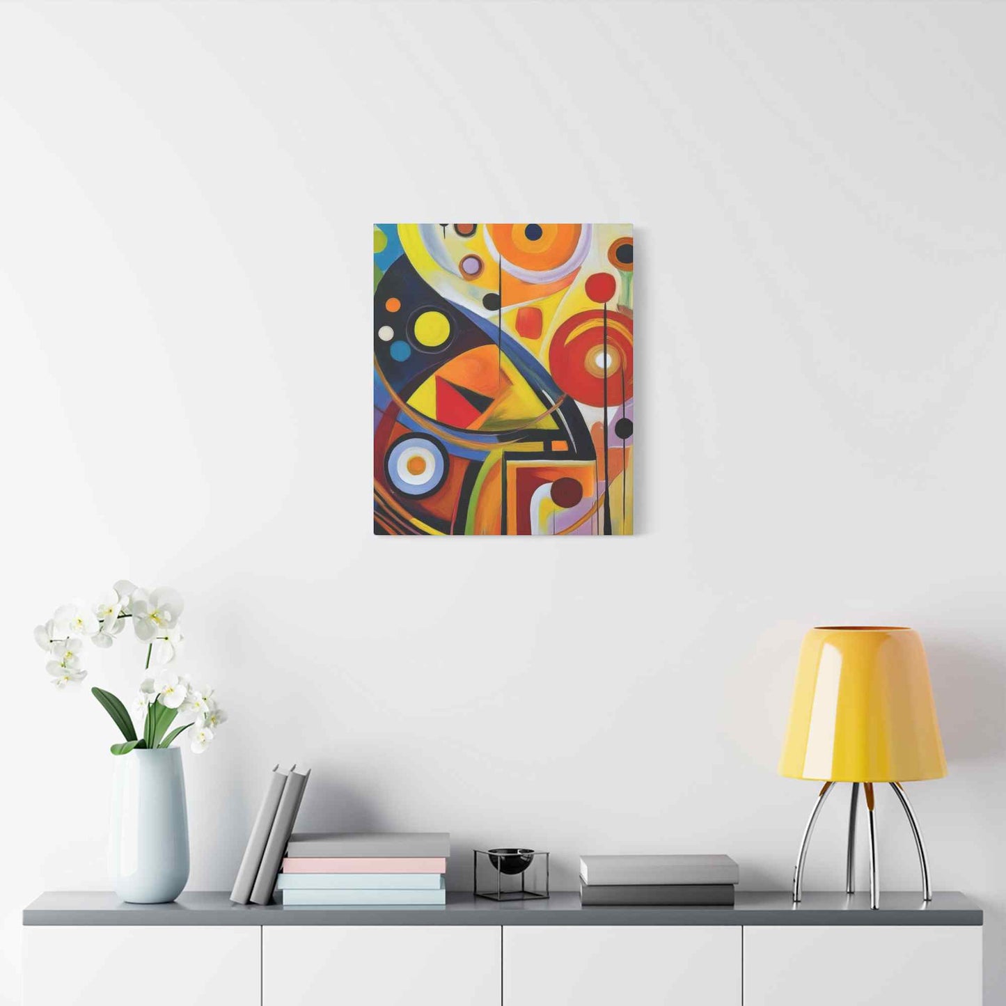 Abstract Painting Print Canvas 20x24,20x30,24x30, 24x32,24x36,30x40, 32x48,36x48,40x60 Pine-Wood Inner Frame ABS-7