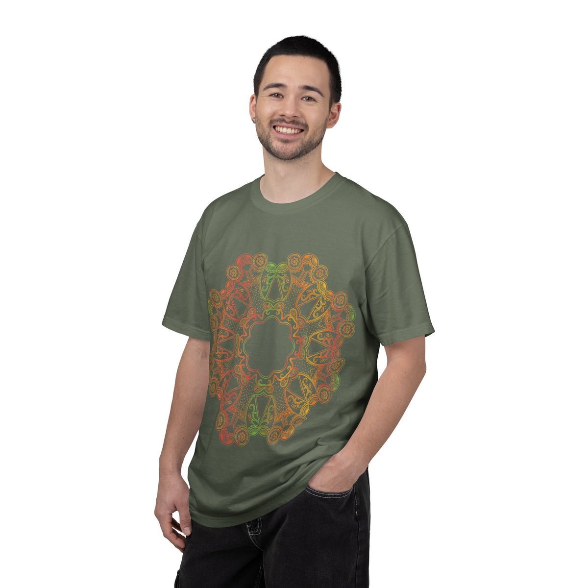 Mandala Graphic Tee Unisex 100 Cotton Comfort Colors T-Shirt 190