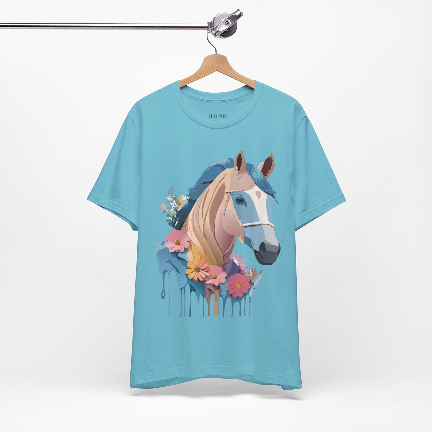 Horse Graphic Unisex 100 Cotton Vintage Animal Art T-Shirt 13
