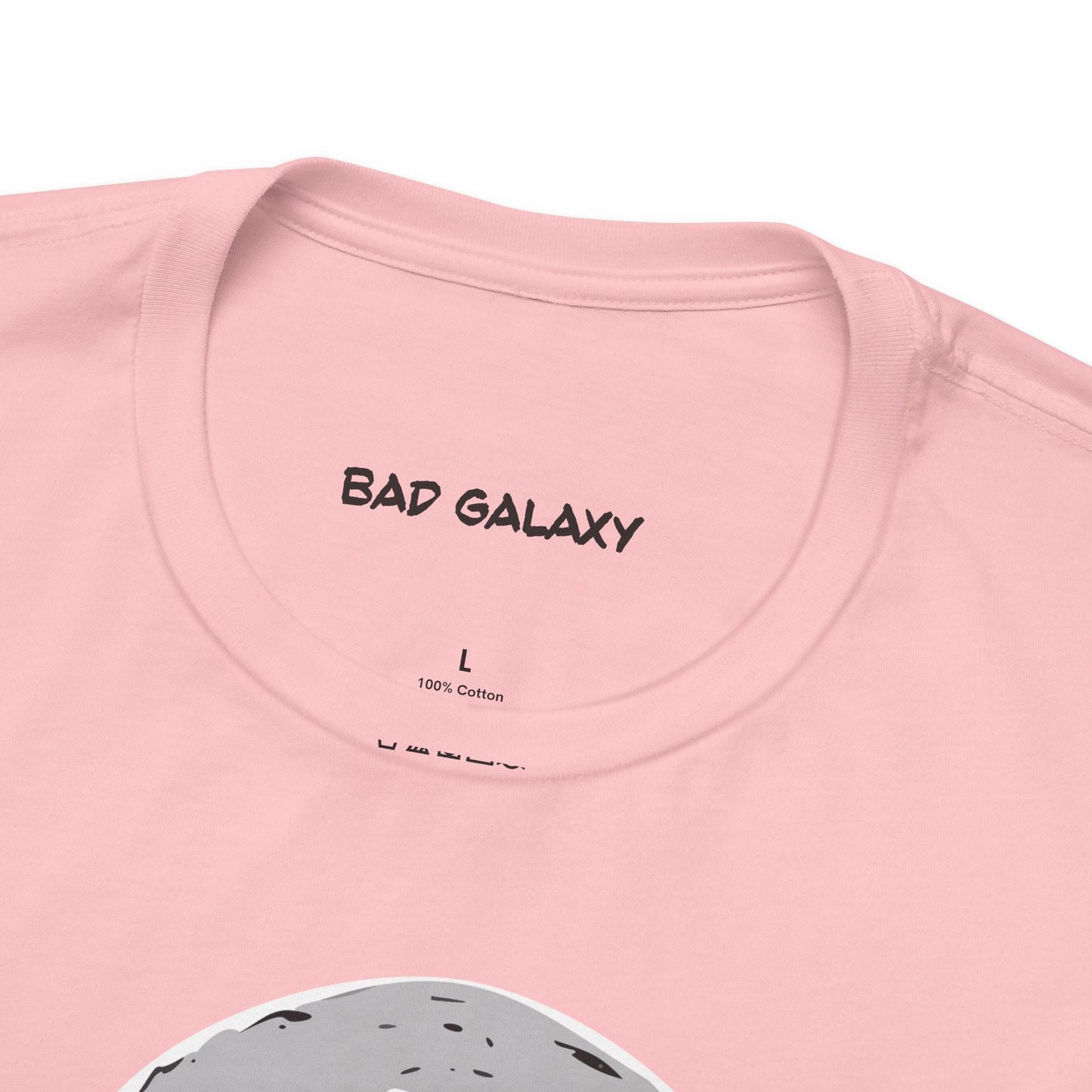 Tee Shirt With Alien From Bad Galaxy One Hundred Percent Cotton Lightweight USA Made With Eco Inks