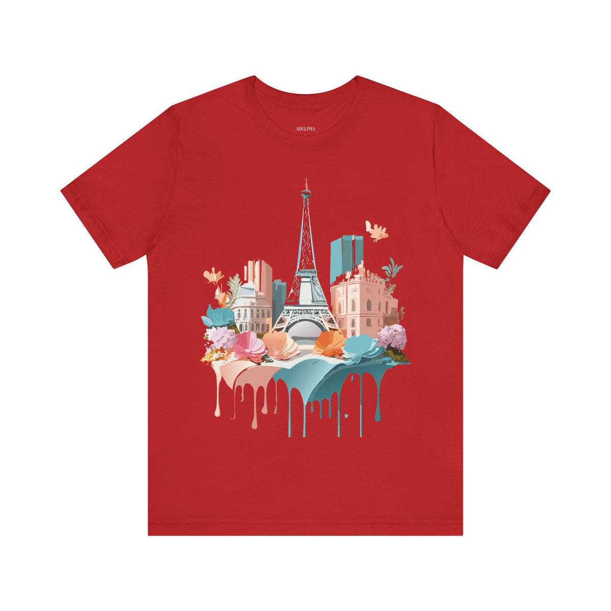 Unisex Cotton Bella+Canvas Tee with Paris
