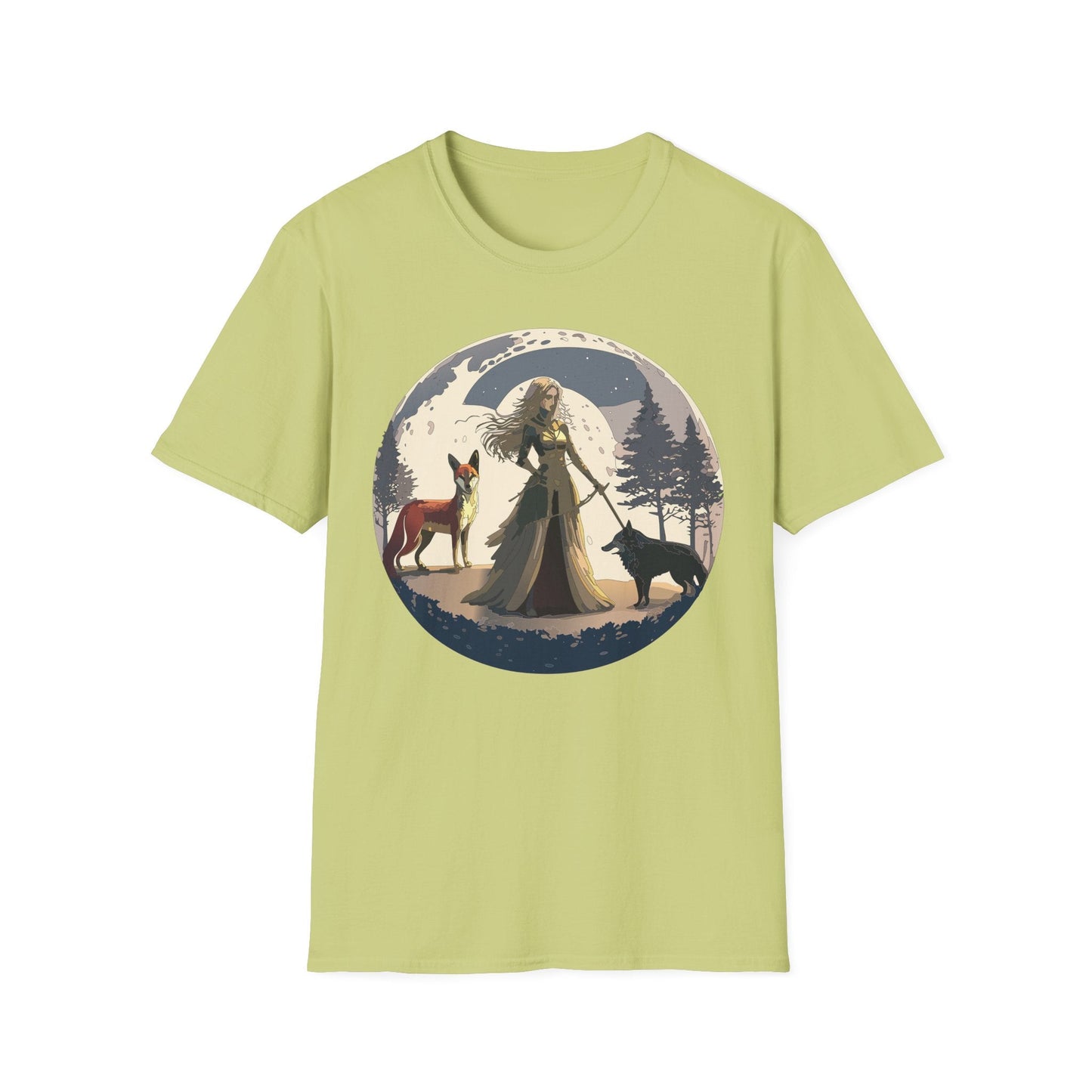Womens Graphic T Shirt Art Design Tee Softstyle 64000 Gildan Unisex Short Sleeve