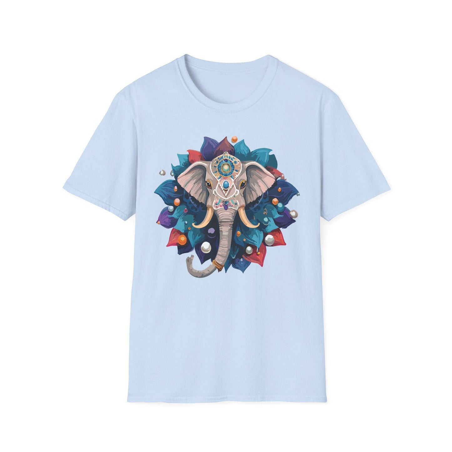 Elephant T Shirt Unisex Softstyle 64000 Short Sleeve Cotton Tee Comfortable Everyday Wear