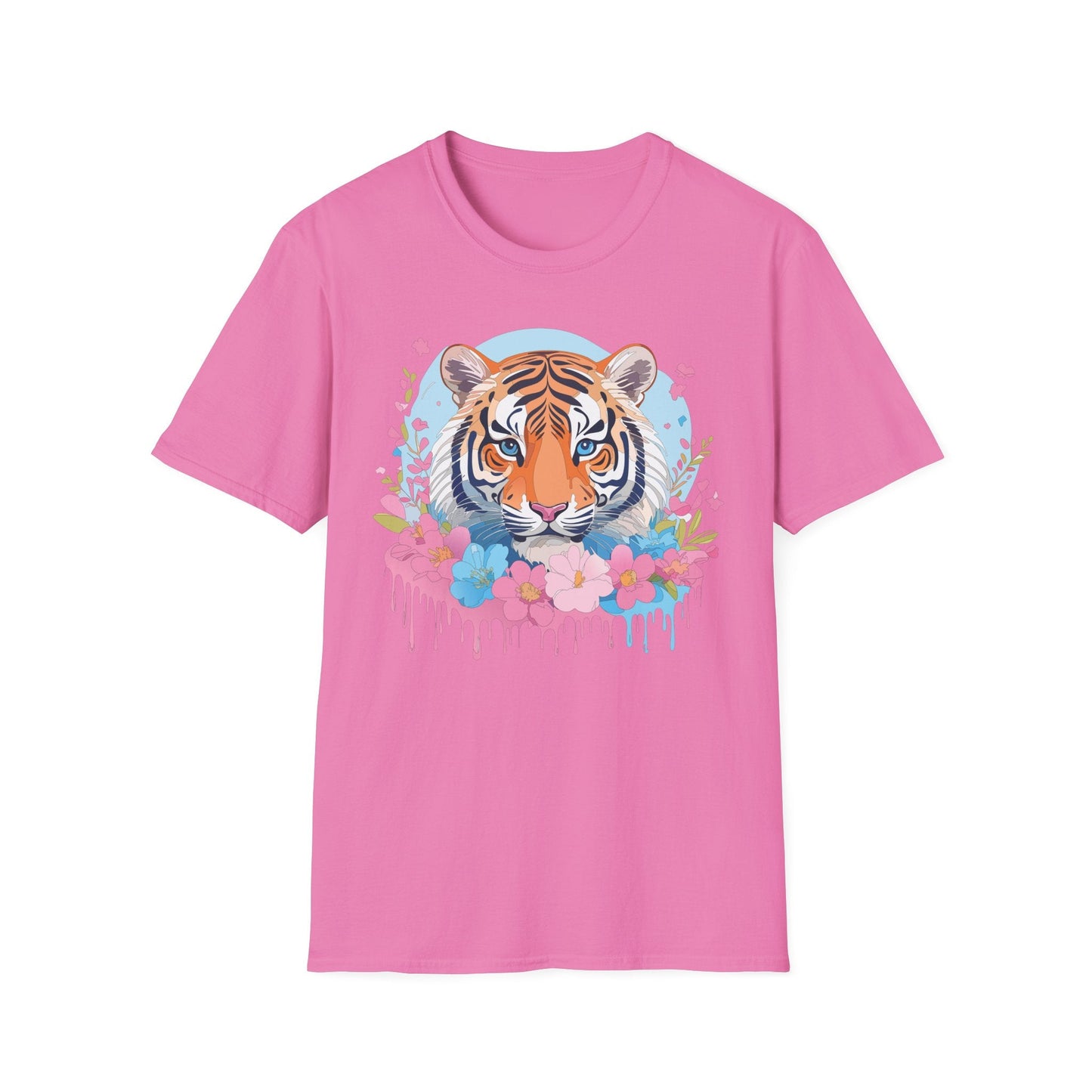 Tiger Shirt Unisex Softstyle T Shirt Gildan 64000 Animal Tee