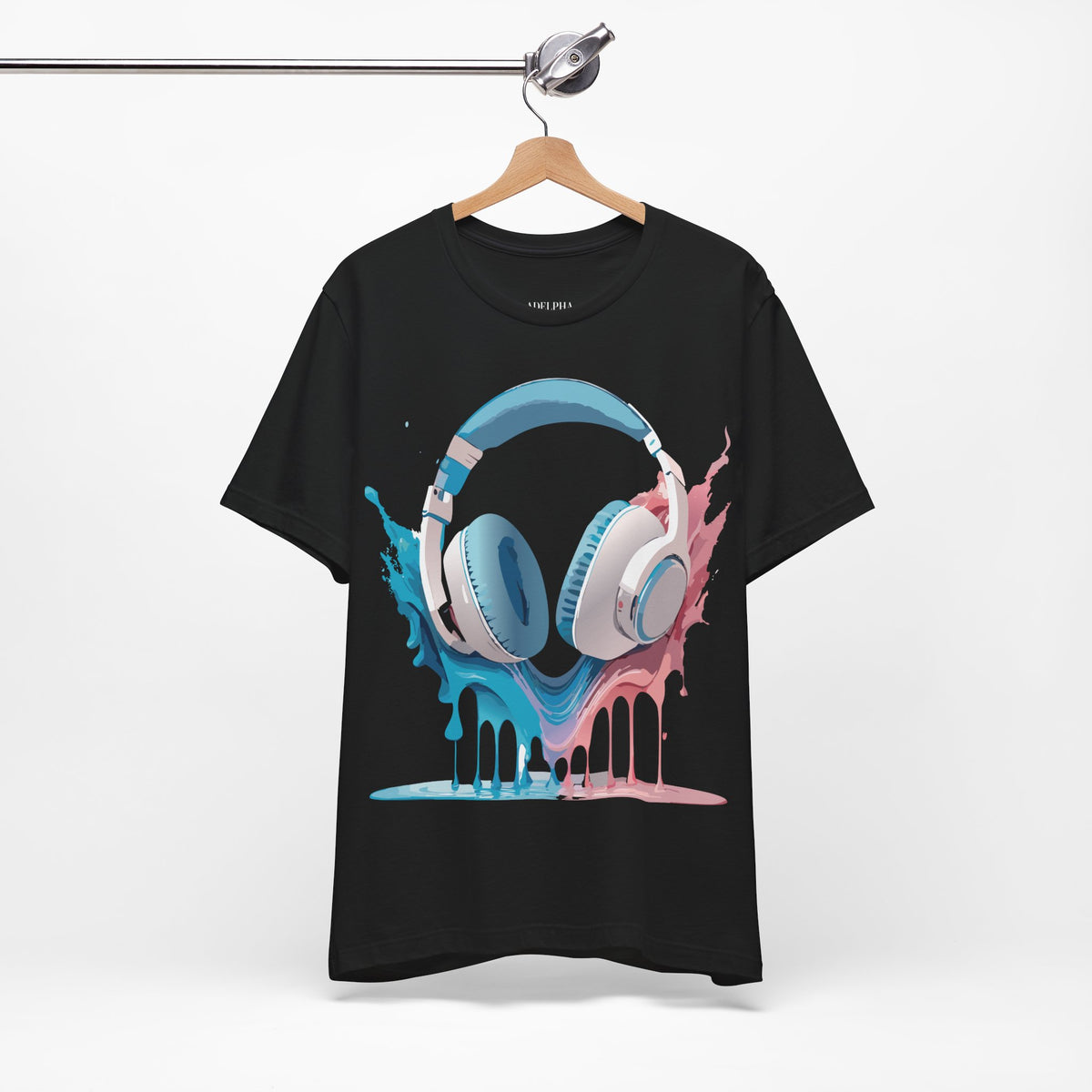 Music Graphic Unisex Cotton Bella+Canvas Tee with Art Design m106