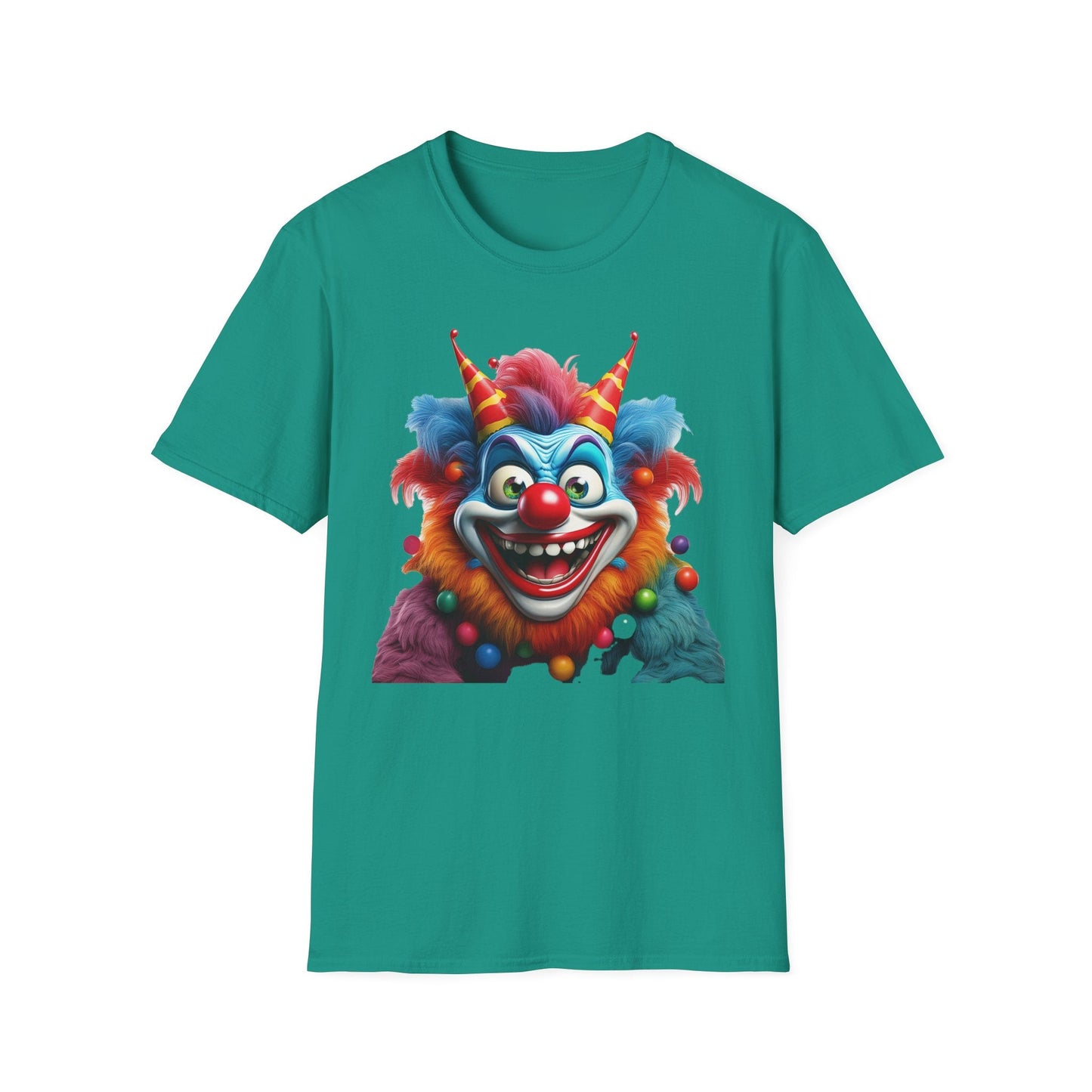 Clown Shirt For Men And Women Funny Circus Tee Scary Man Shirt Unisex Softstyle Tee