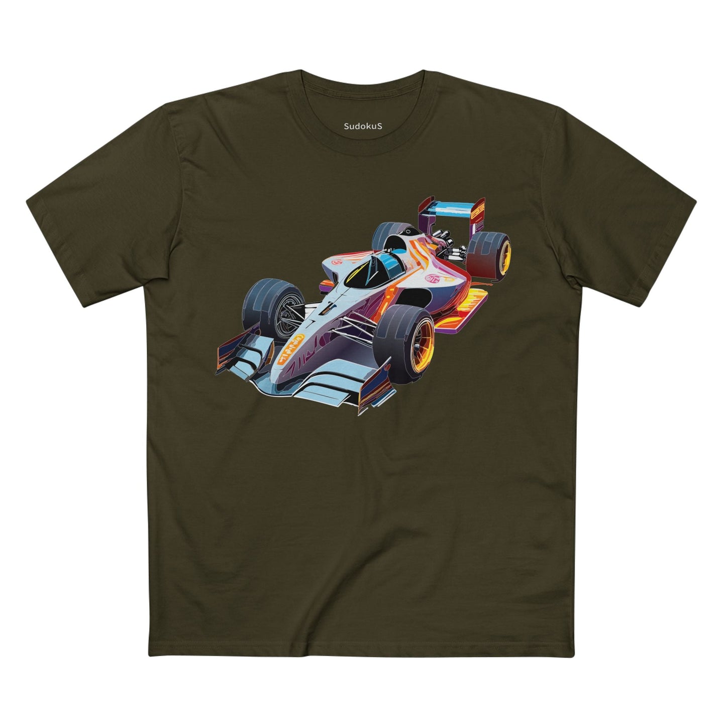 Car Graphic Unisex 100 Cotton Staple Tee 11