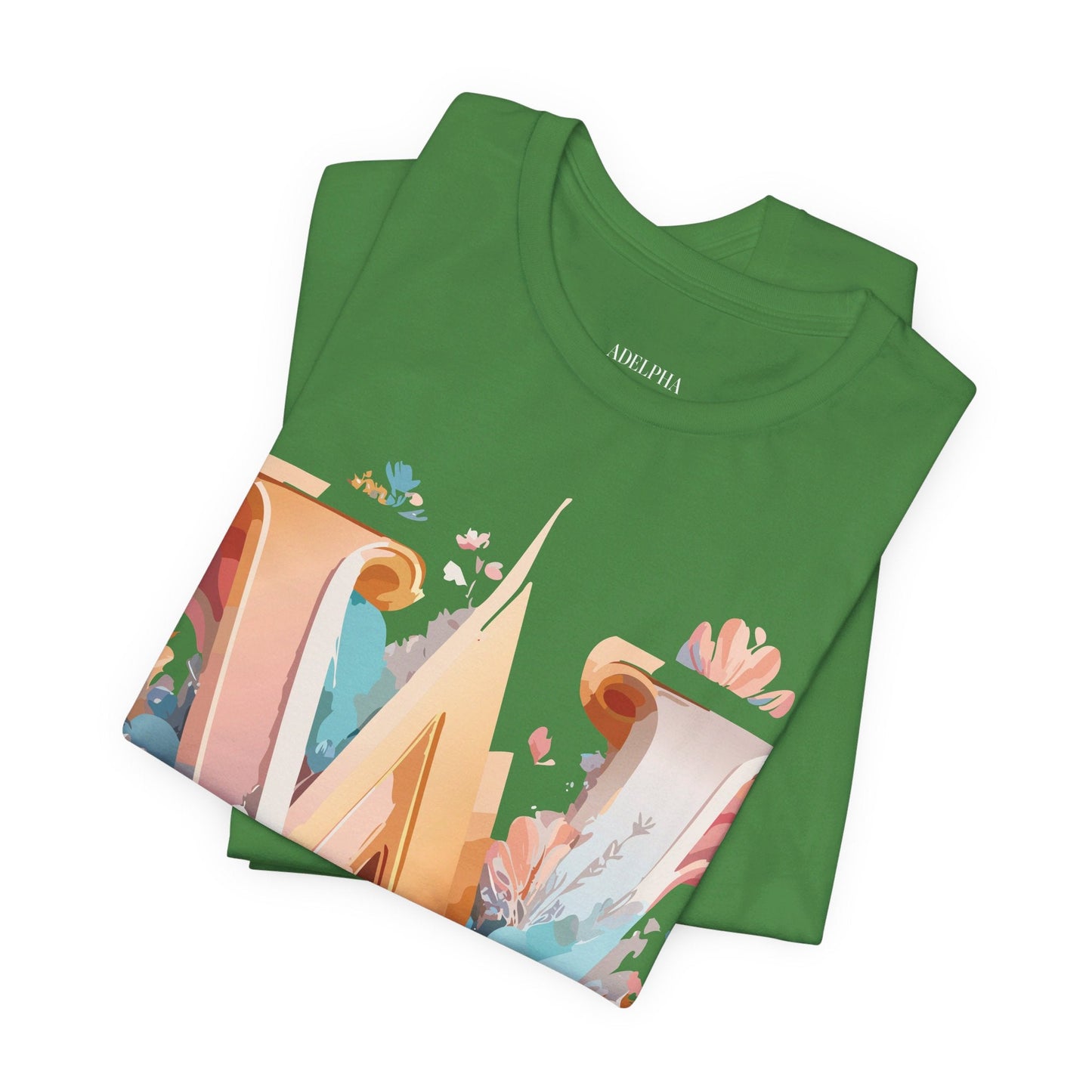 Letter W Shirt Unisex Graphic Tee By Adelpha Vintage Inspired Art Short Sleeve Collection