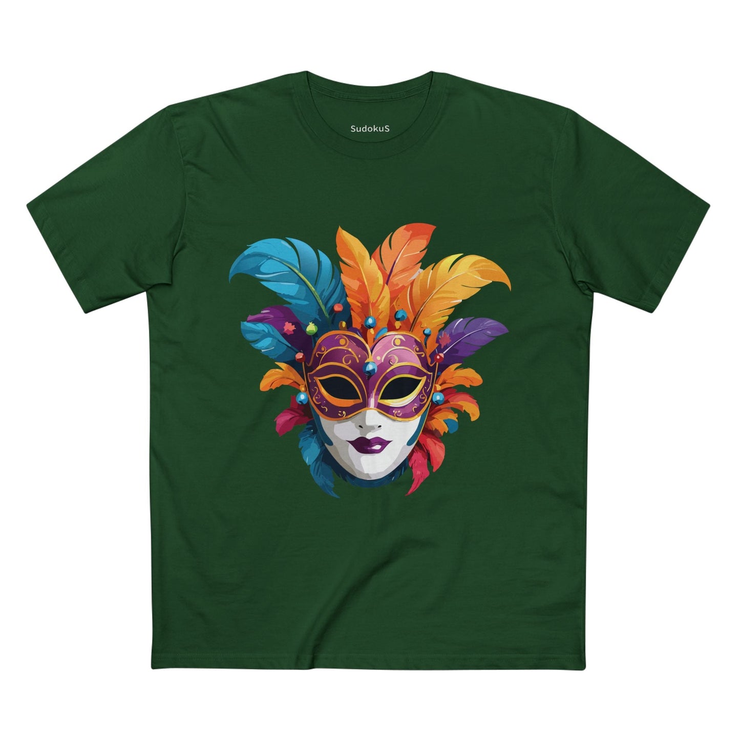 Mask Graphic Unisex 100 Cotton Staple Tee 38