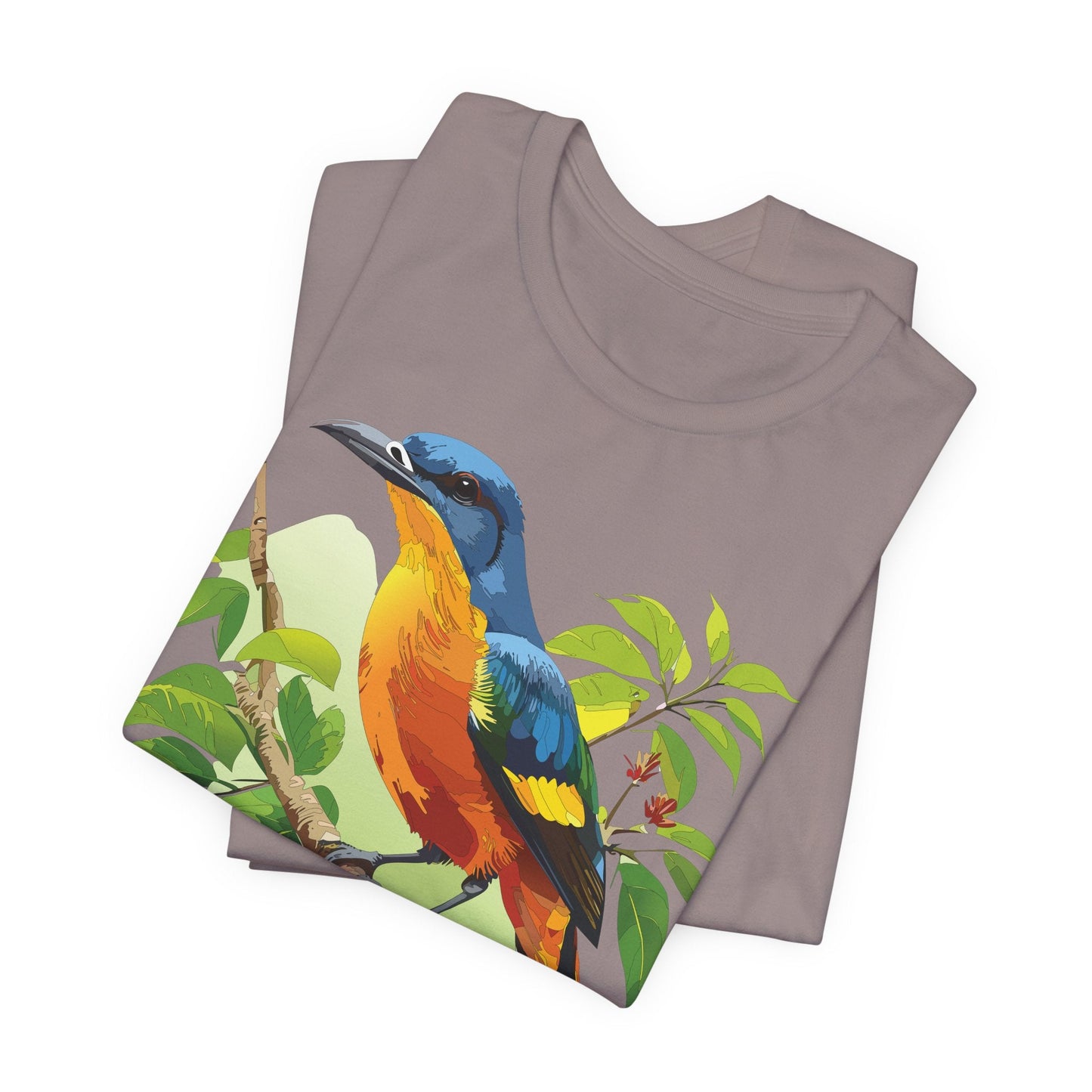 Unisex Animal Design Tee Shirt With Wildlife Graphics For Casual Everyday Wear And Comfort