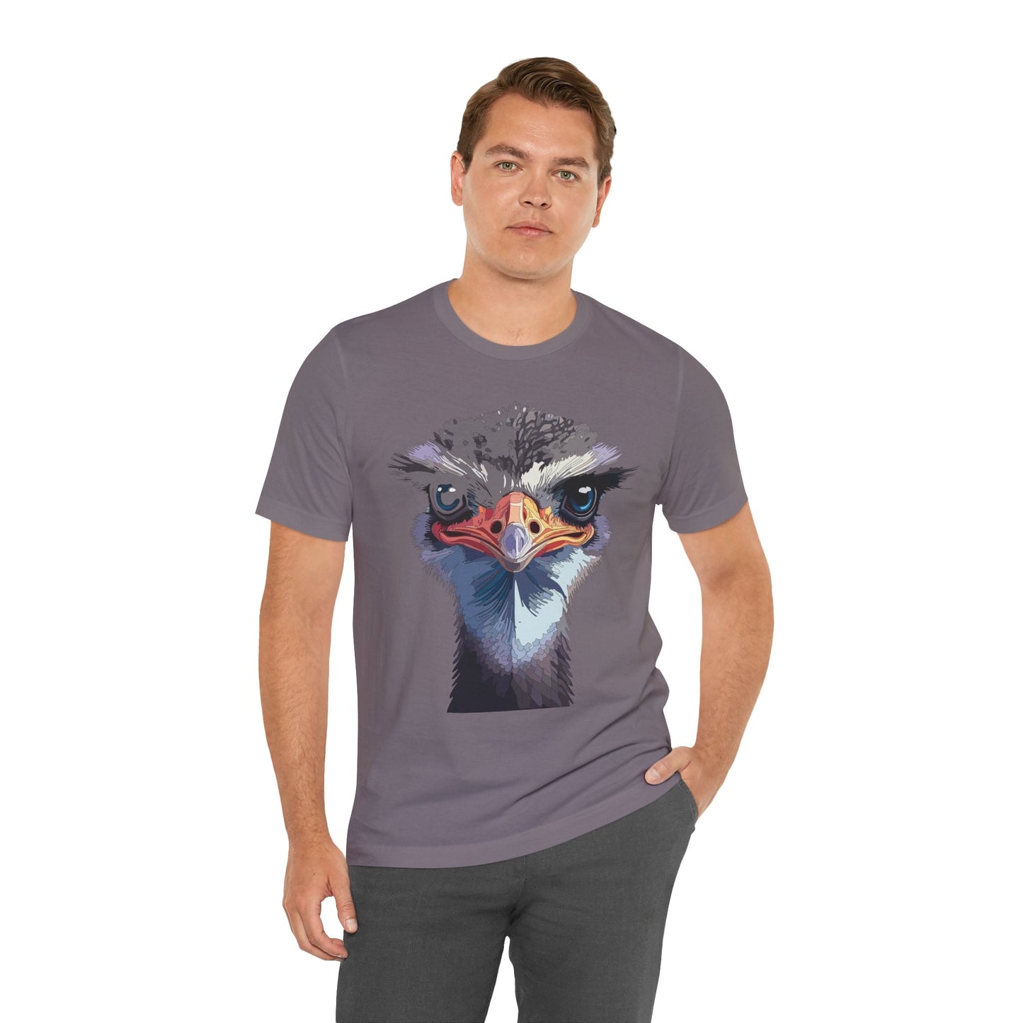 Unisex Animal Tee Shirt With Art Design Wild Animals Shirt Gildan Softstyle 64000