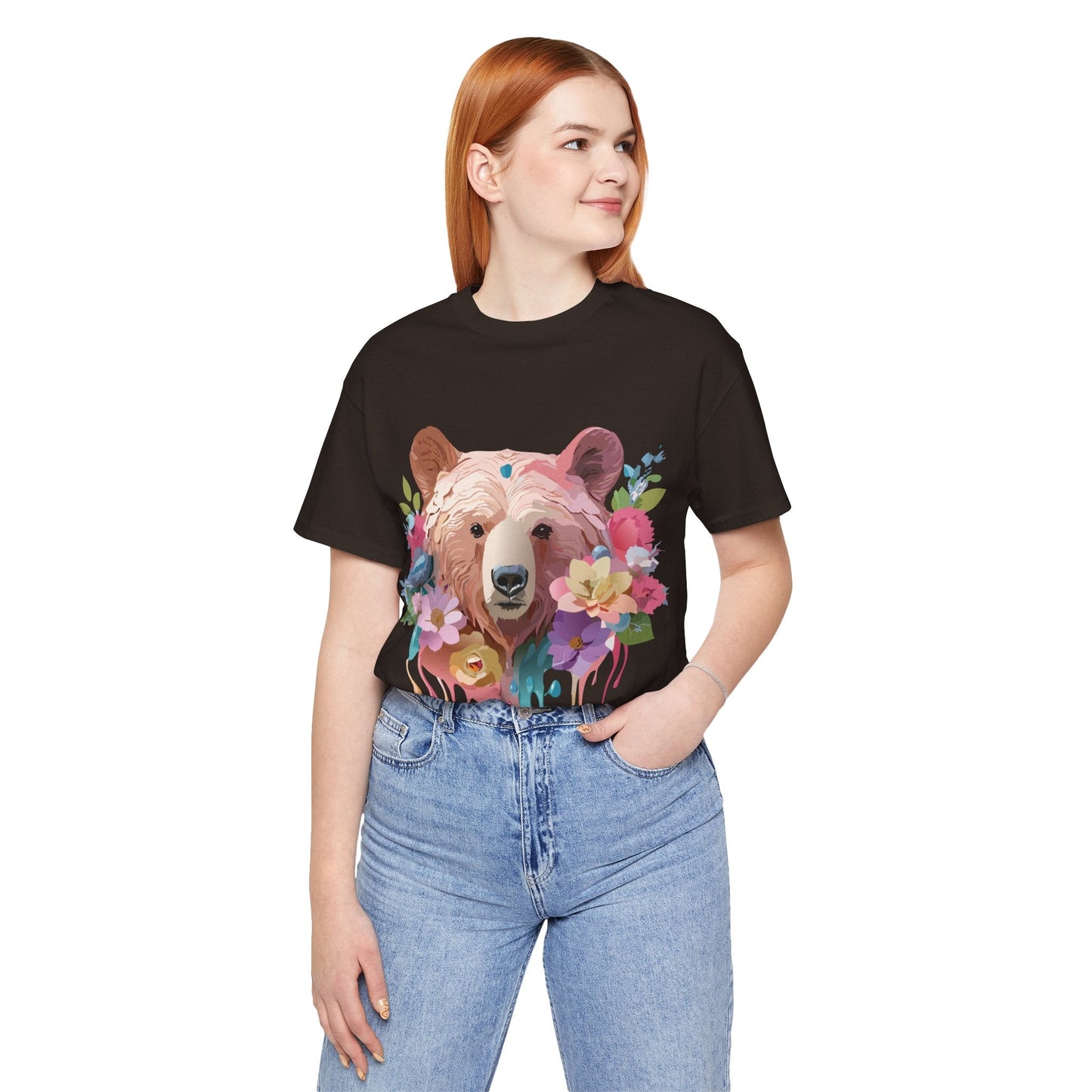 Bear Graphic T Shirt Unisex Adelpha Vintage Art Design Tee Edition
