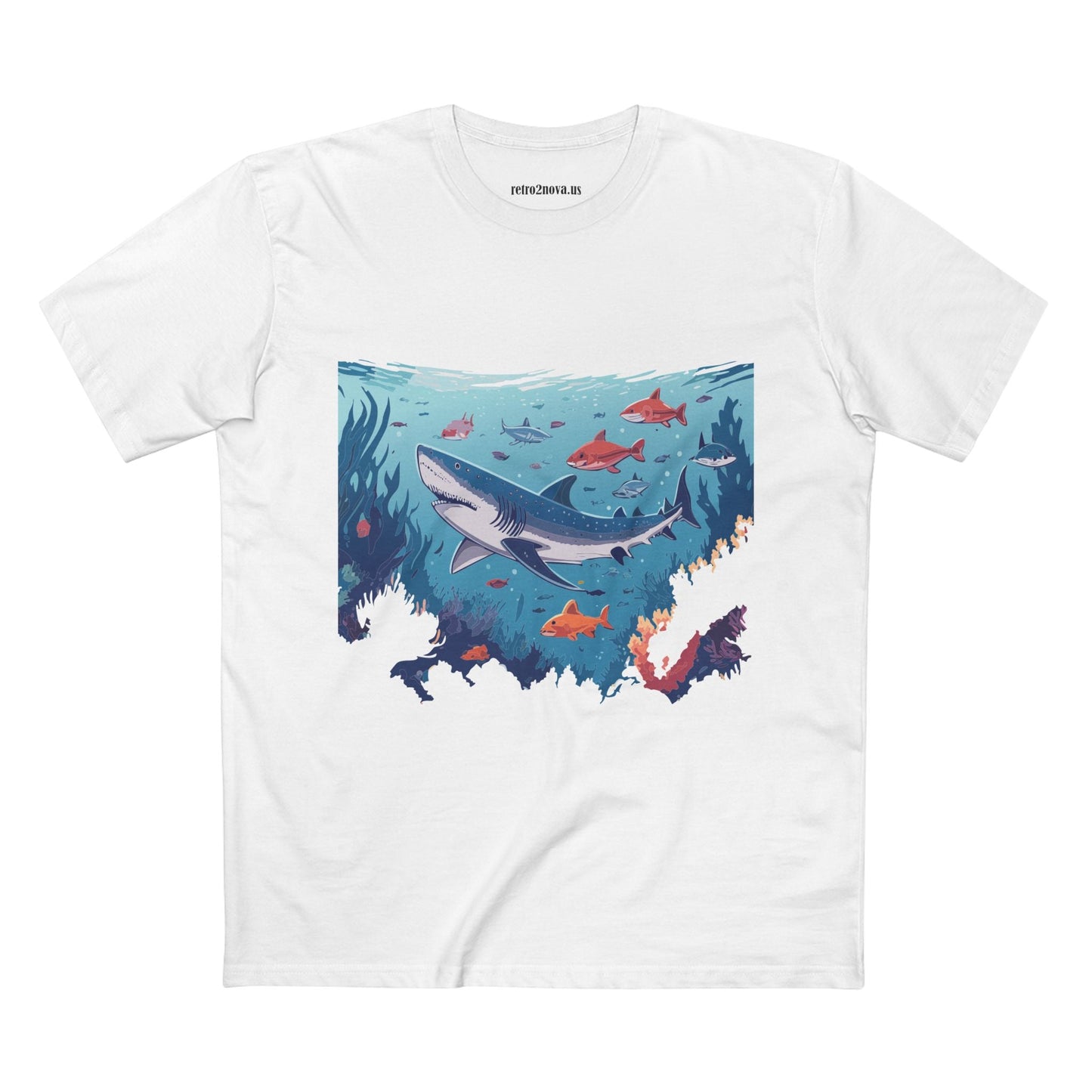 Ocean Shirt Ocean Pacific OP6 Unisex Premium Cotton Tee With Original Art By Retro2Nova