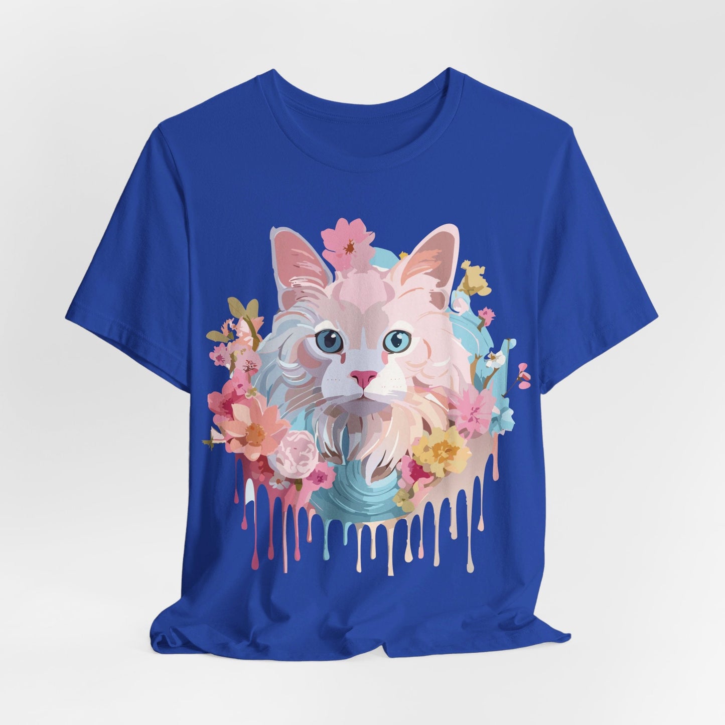 Cat Graphic Tee Unisex Shirt With Cat Art By Adelpha Vintage Inspired