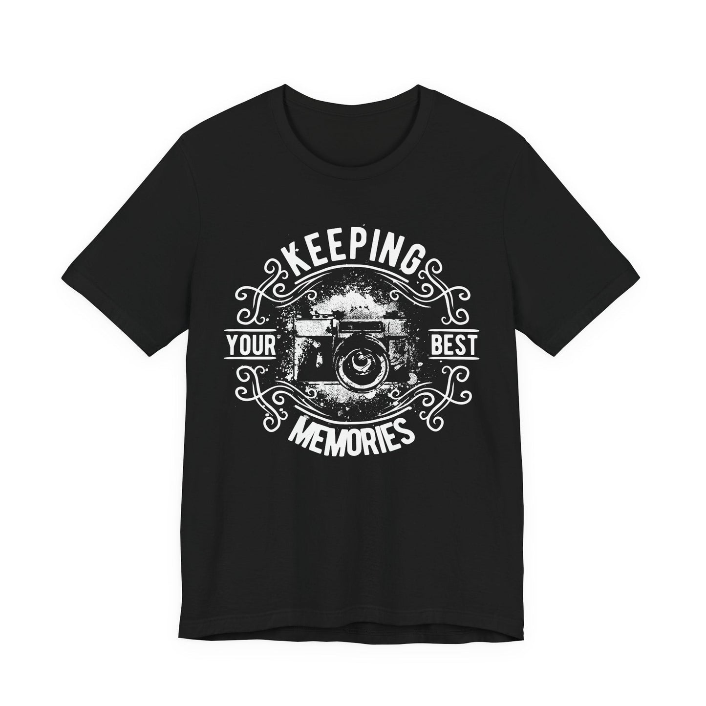 Keeping Your Best Memories T-Shirt Vintage Camera Graphic T-Shirt A-5