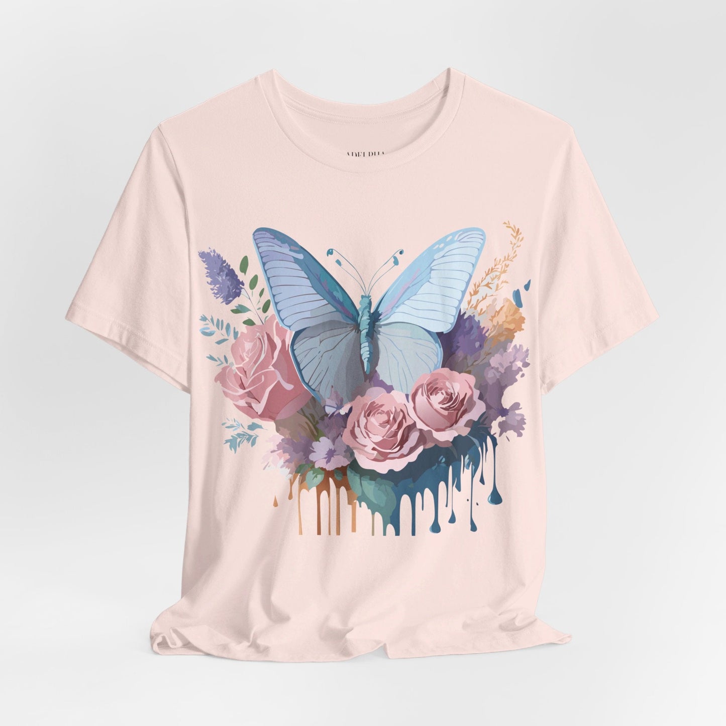 Butterfly Graphic Tee Unisex Jersey Shirt Adelpha Vintage Art Design