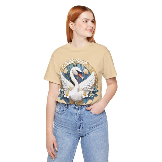 Medallion Graphic Unisex 100 Cotton Vintage Animal Medal Artwork Tee 43