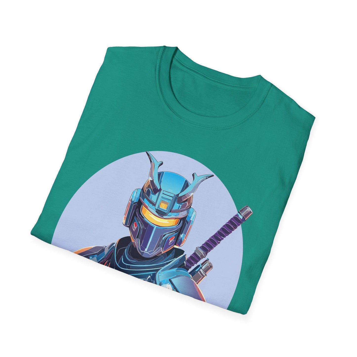 Samurai Shirt Unisex Softstyle Tee 64000 Gildan 100 Percent Ring Spun Cotton Comfort Fit