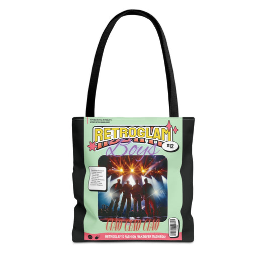 Magazine Cover Graphic Canvas 100 Poly Durable 3 sizes Tote Bag 2