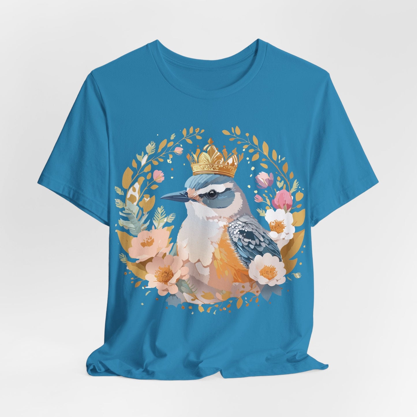 Adelpha Medallion Graphic Tee Unisex Short Sleeve Vintage Inspired Art Design Apparel