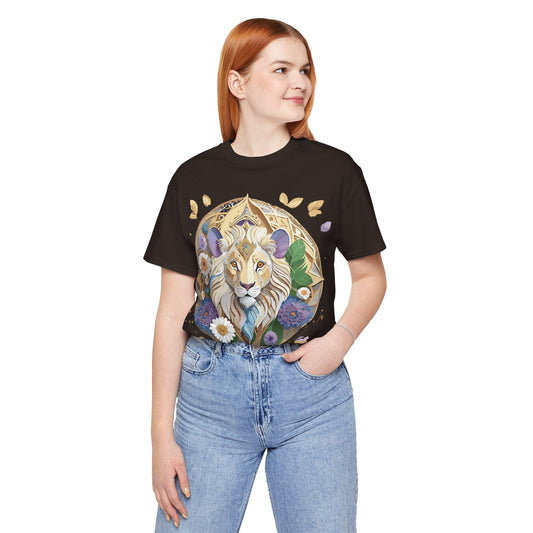 Medallion Graphic Unisex 100 Cotton Vintage Animal Medal Artwork Tee 61