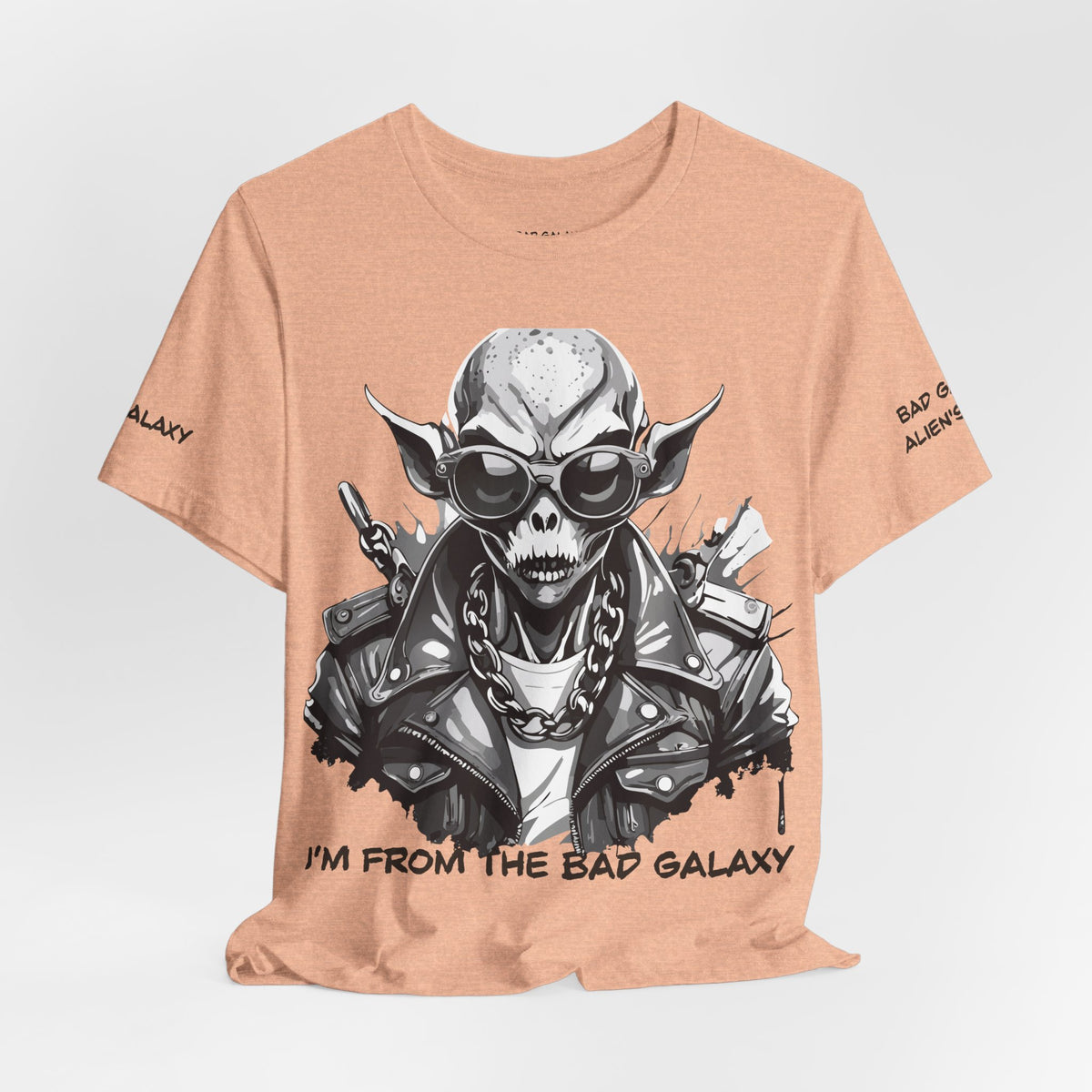 Alien Graphic Unisex Cotton Bella+Canvas Tee with Art Design b60
