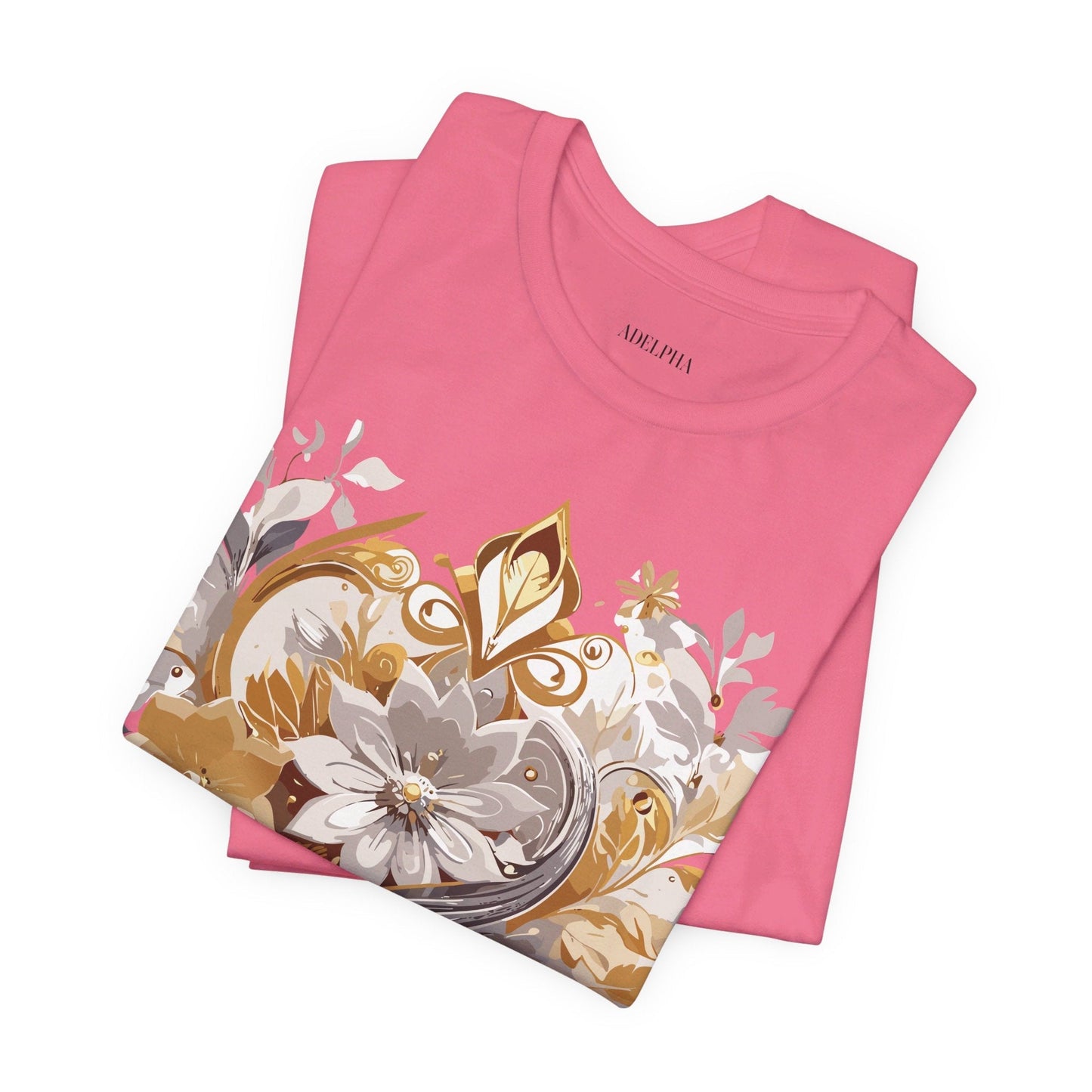 Adelpha Vintage Inspired Unisex Graphic Tee Short Sleeve Jersey Art Design Premium Casual Wear