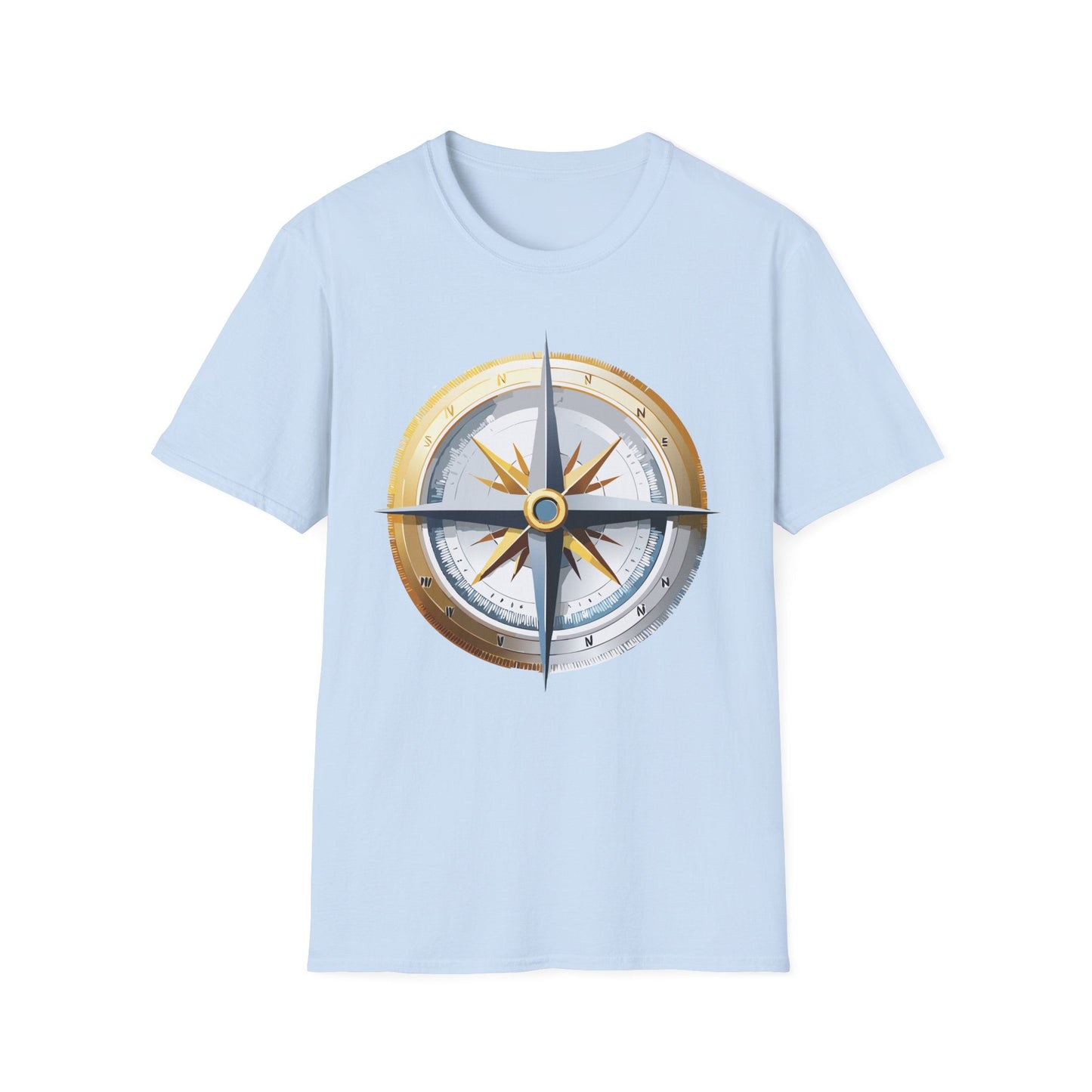Compass Navigator Graphic Tee Unisex 100 Cotton 13