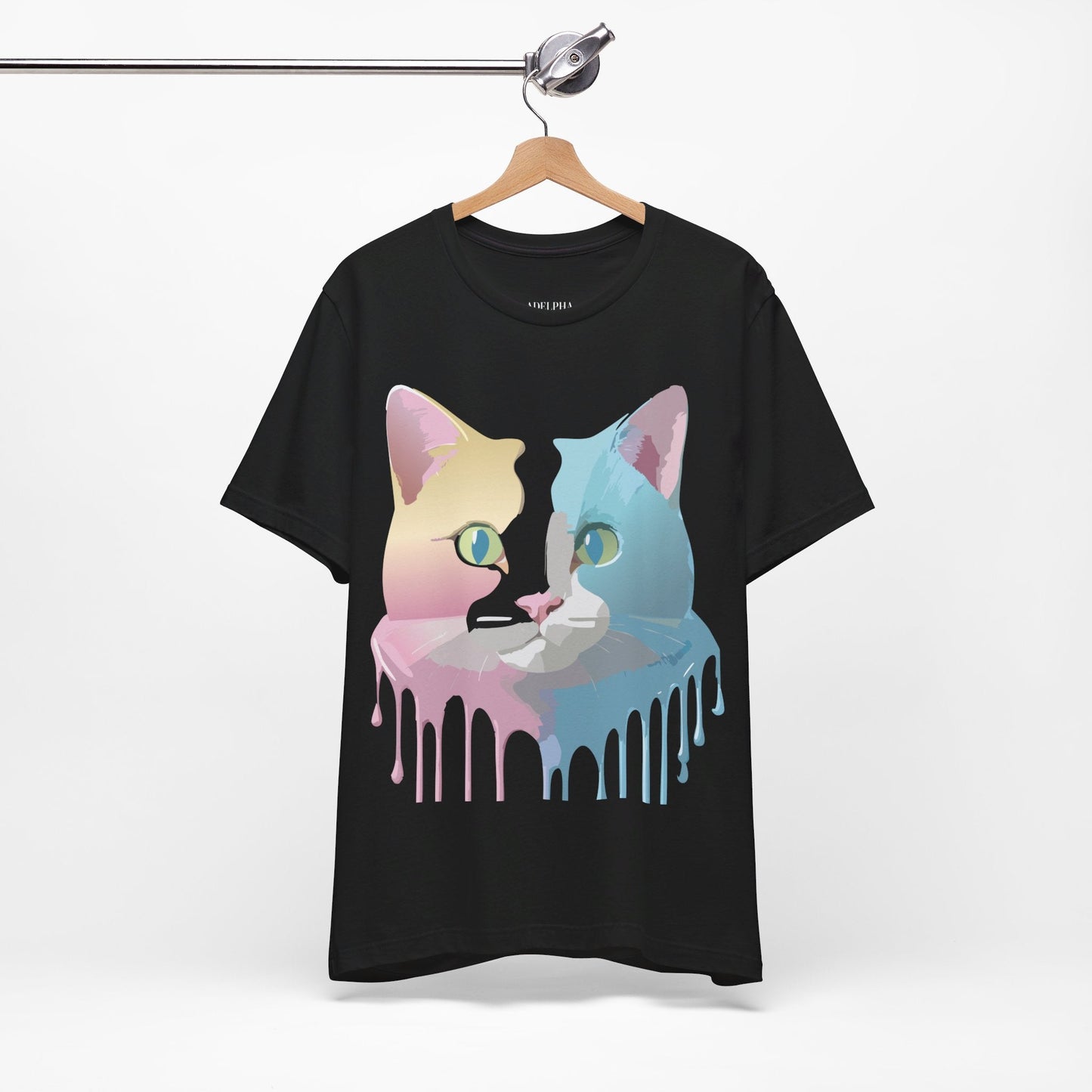 Cat Graphic Tee Unisex Vintage Inspired Shirt By Adelpha Limited Edition