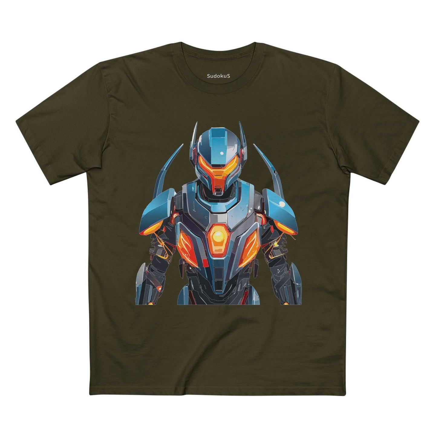 Cyborg Robot Graphic Unisex 100 Cotton Staple Tee 21