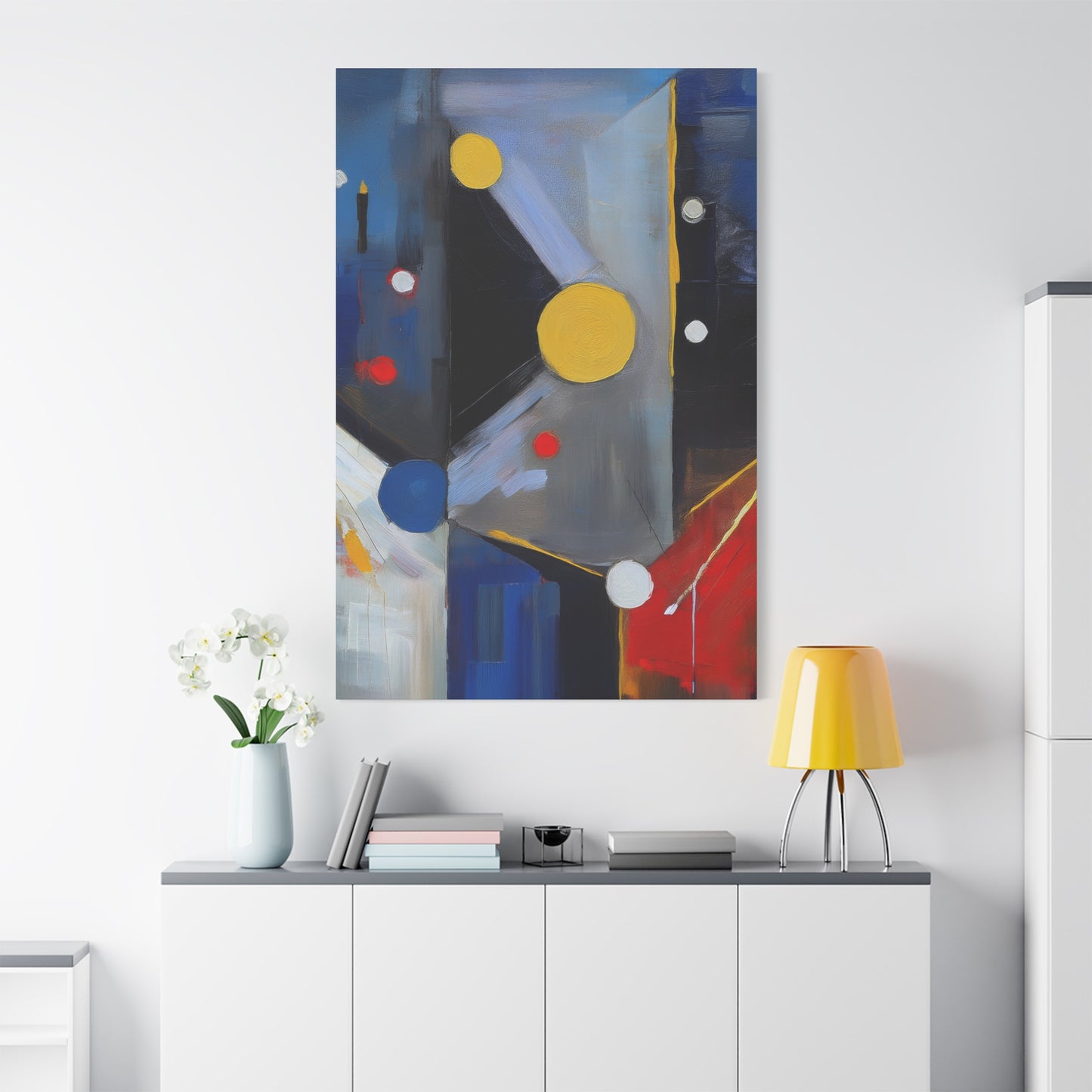 Abstract Oil Painting Print Canvas 20x24,20x30,24x30 24x32,24x36,30x40 32x48,36x48,40x60 Pine-Wood Inner Frame ABS-163
