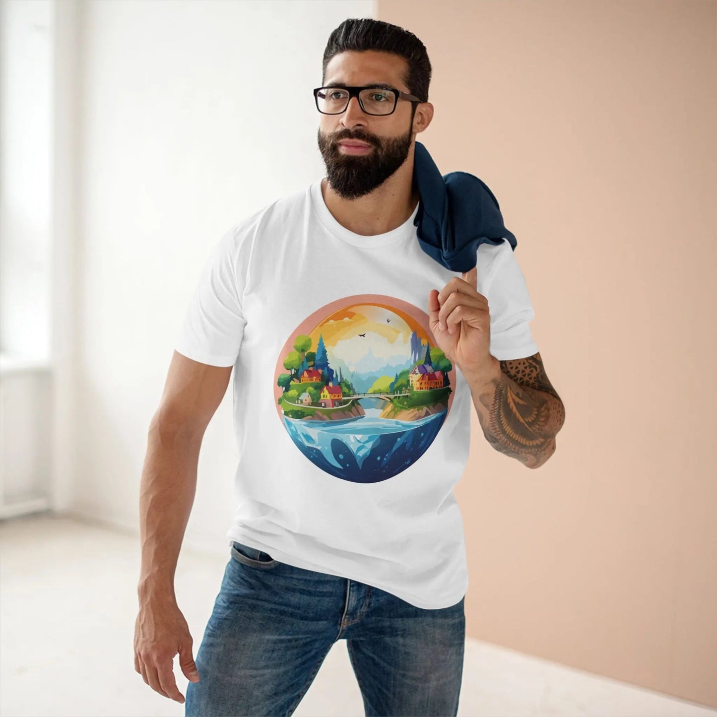 Fantasy Graphic Unisex 100 Cotton Staple Tee 4
