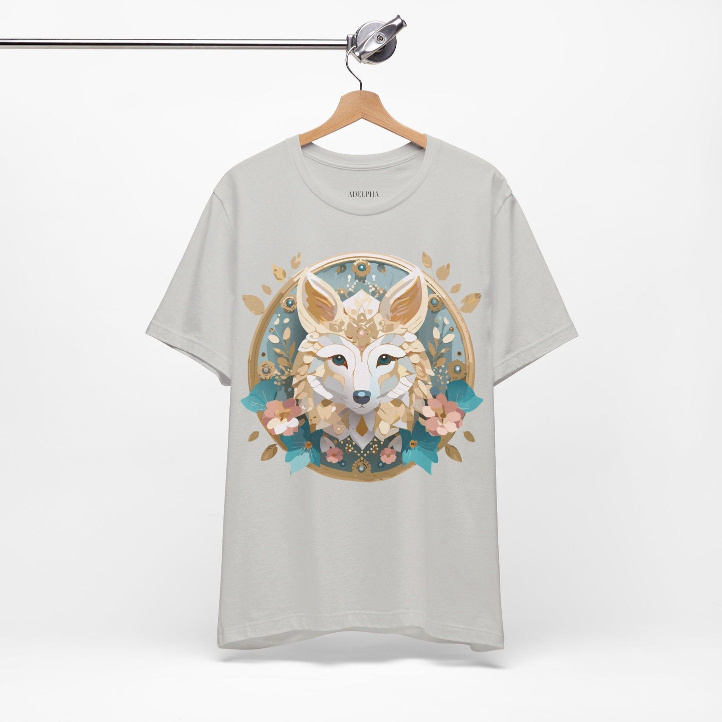 Adelpha Medallion Graphic Tee Unisex Short Sleeve Jersey Shirt With Vintage Artwork