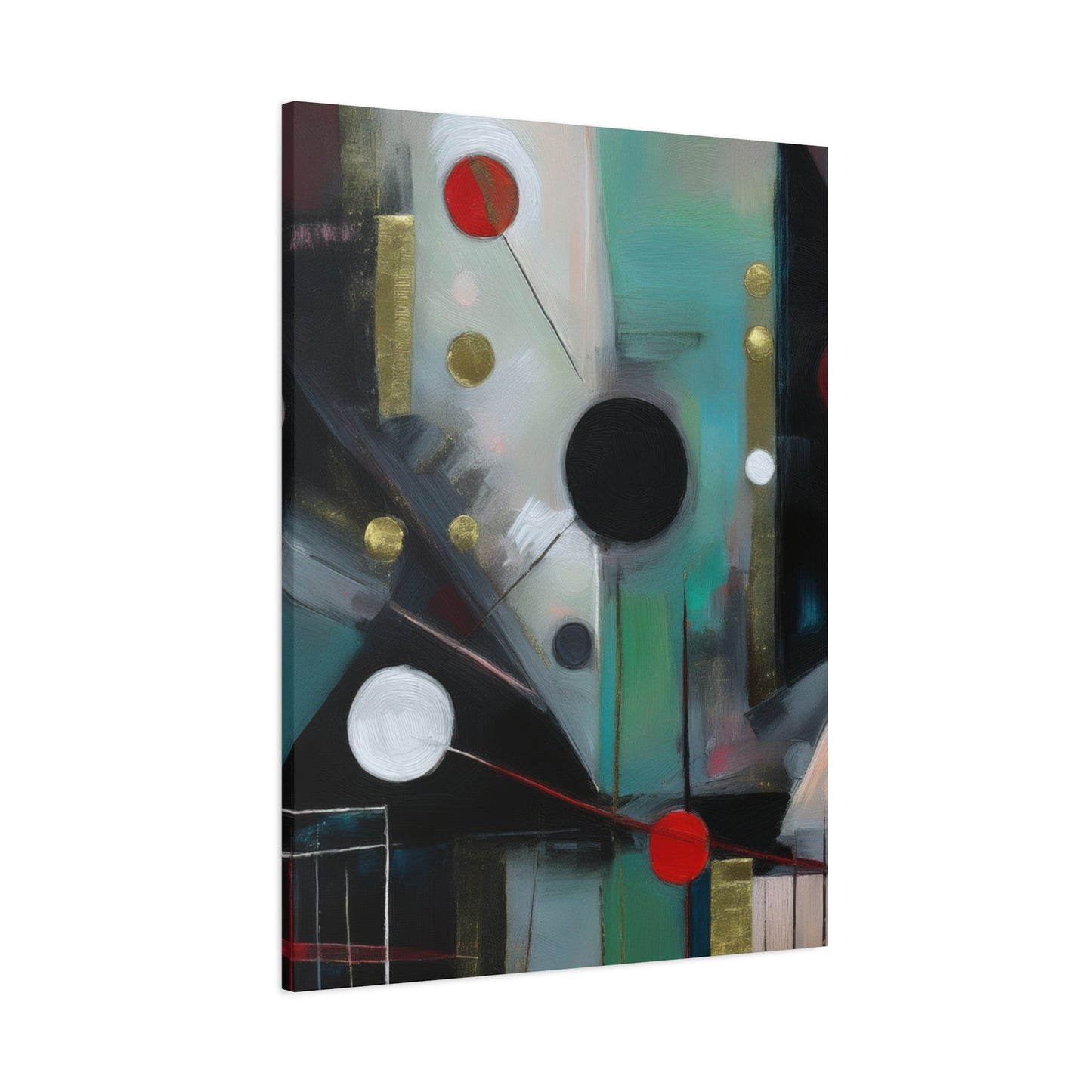 Abstract Oil Painting Print Canvas 20x24,20x30,24x30 24x32,24x36,30x40 32x48,36x48,40x60 Pine-Wood Inner Frame ABS-158