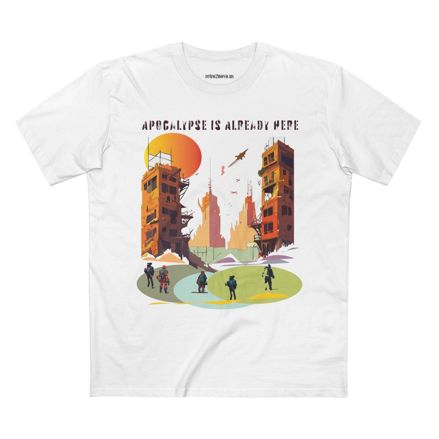 Cataclysm Doomsday Shirt Unisex Premium Cotton Tee With Original Art Design From Retro2Nova